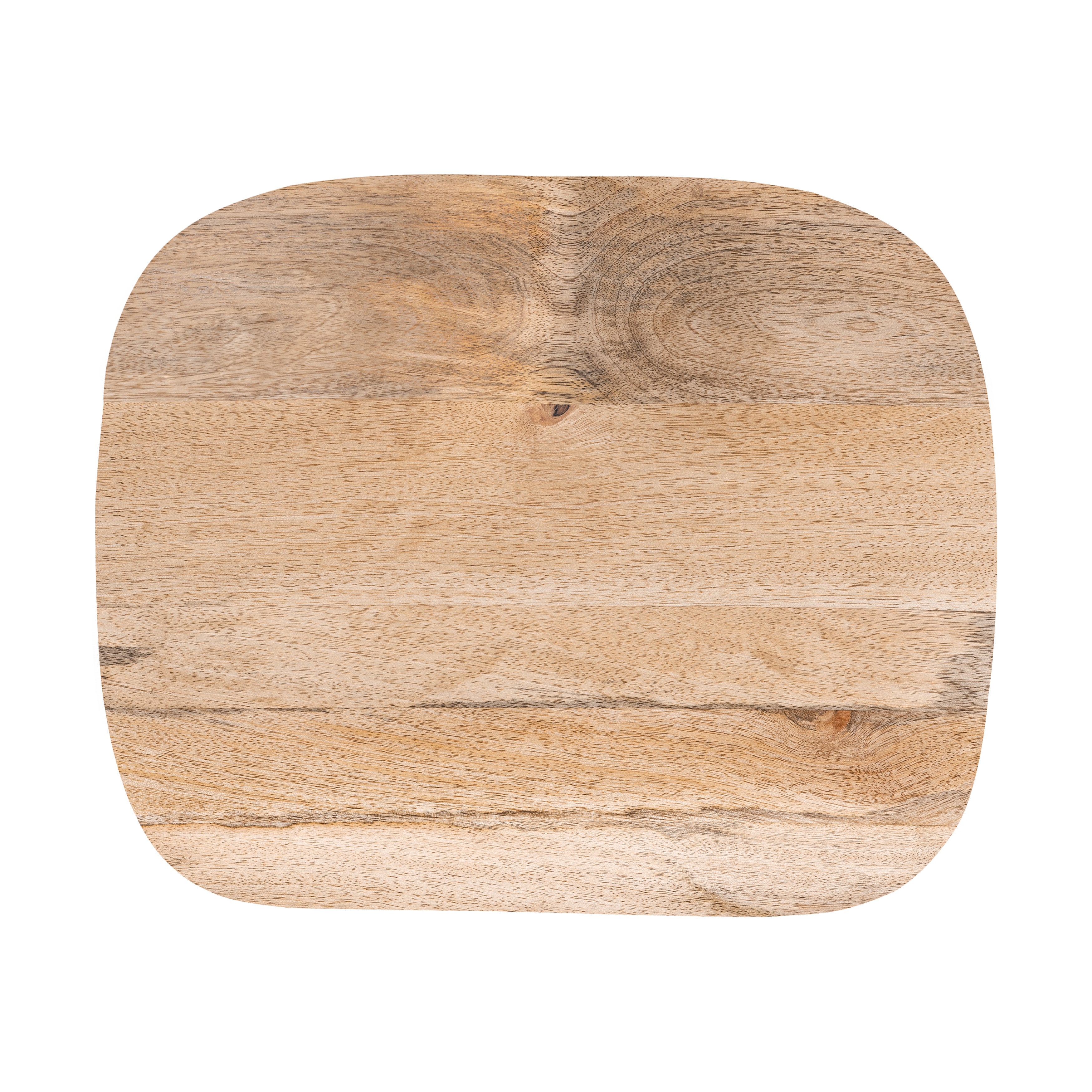 Lara Saddle Seat Mango Wood Bar Stools Set of 2 - Natural