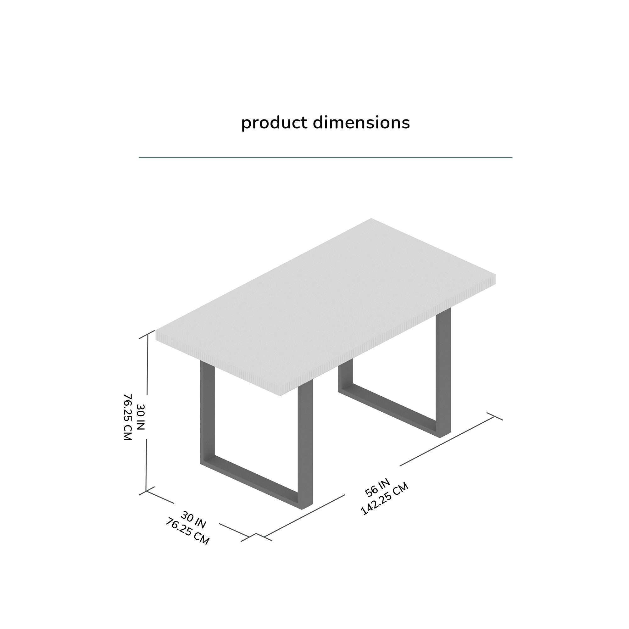 Ancona Desk - Whitewash