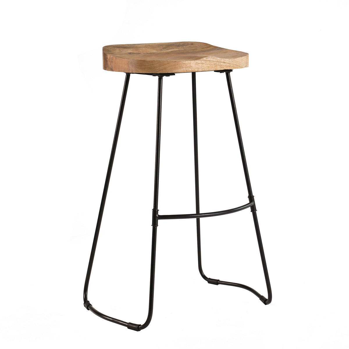 Rombass Bar Stool - Natural Top