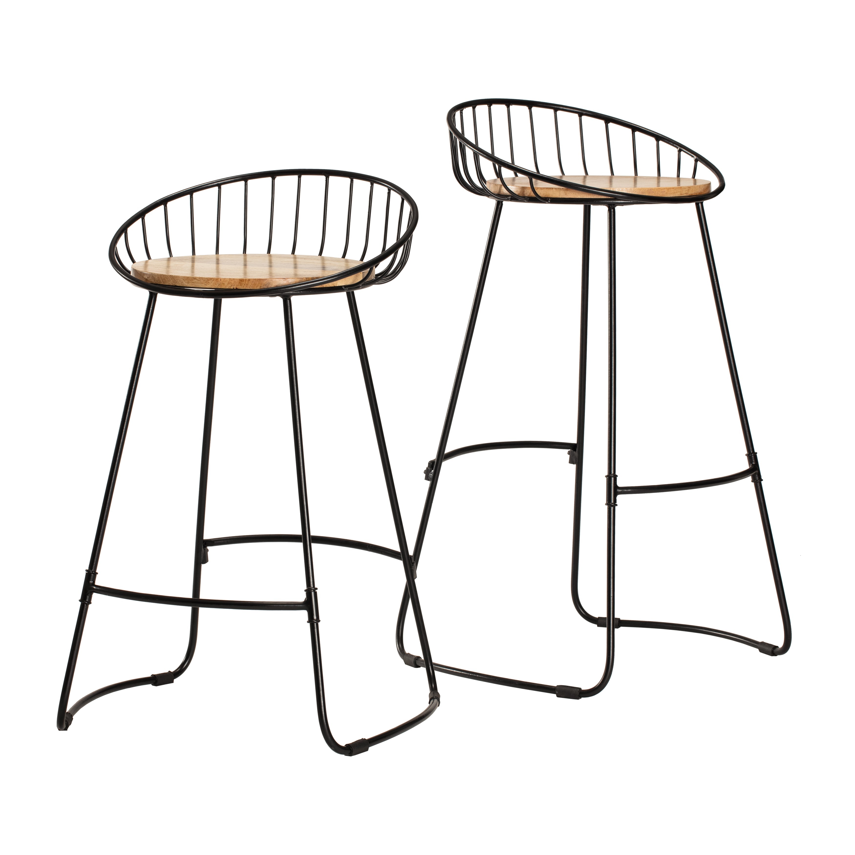 Tegan Counter Stool - Natural Top