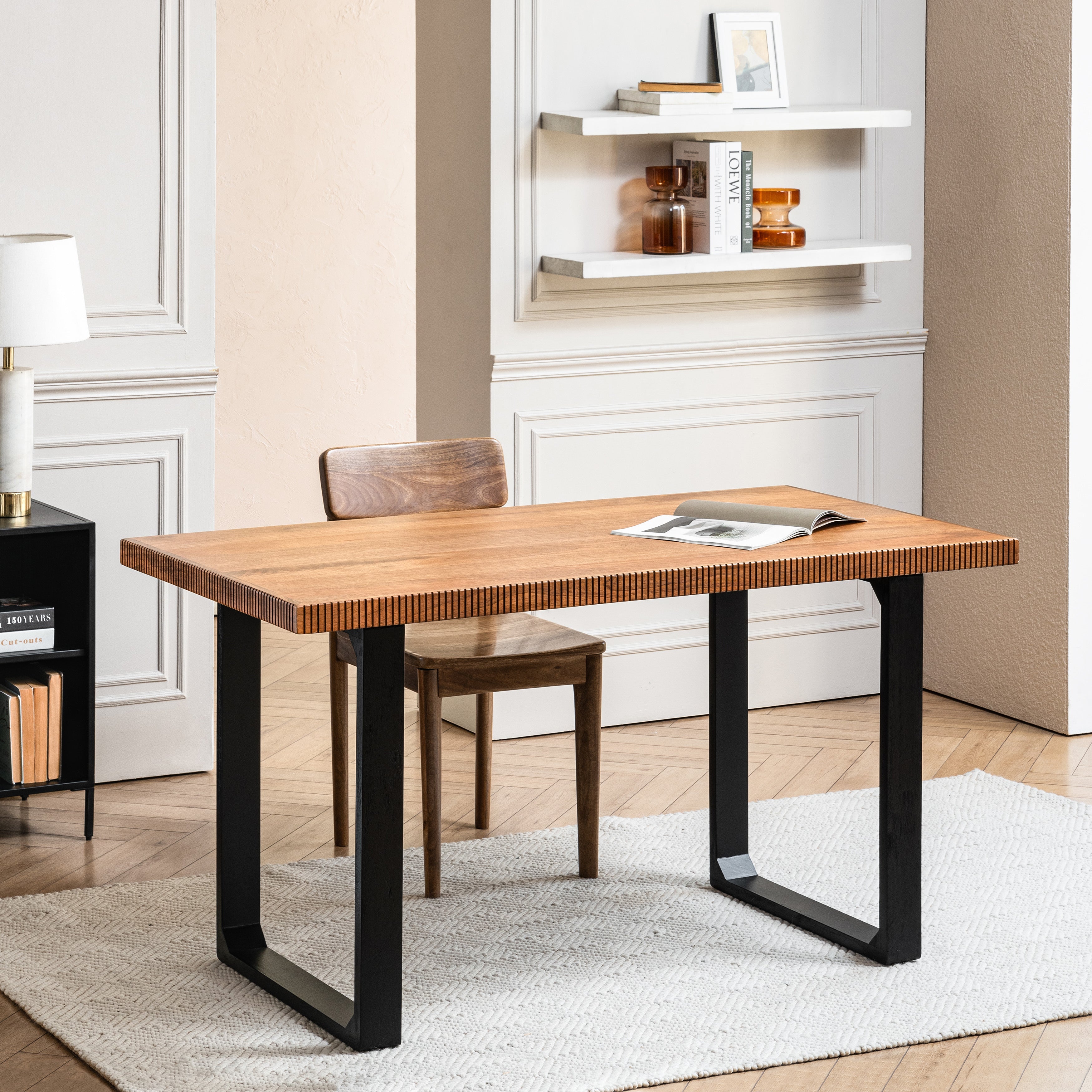 Ancona Desk - Mid Tone Honey
