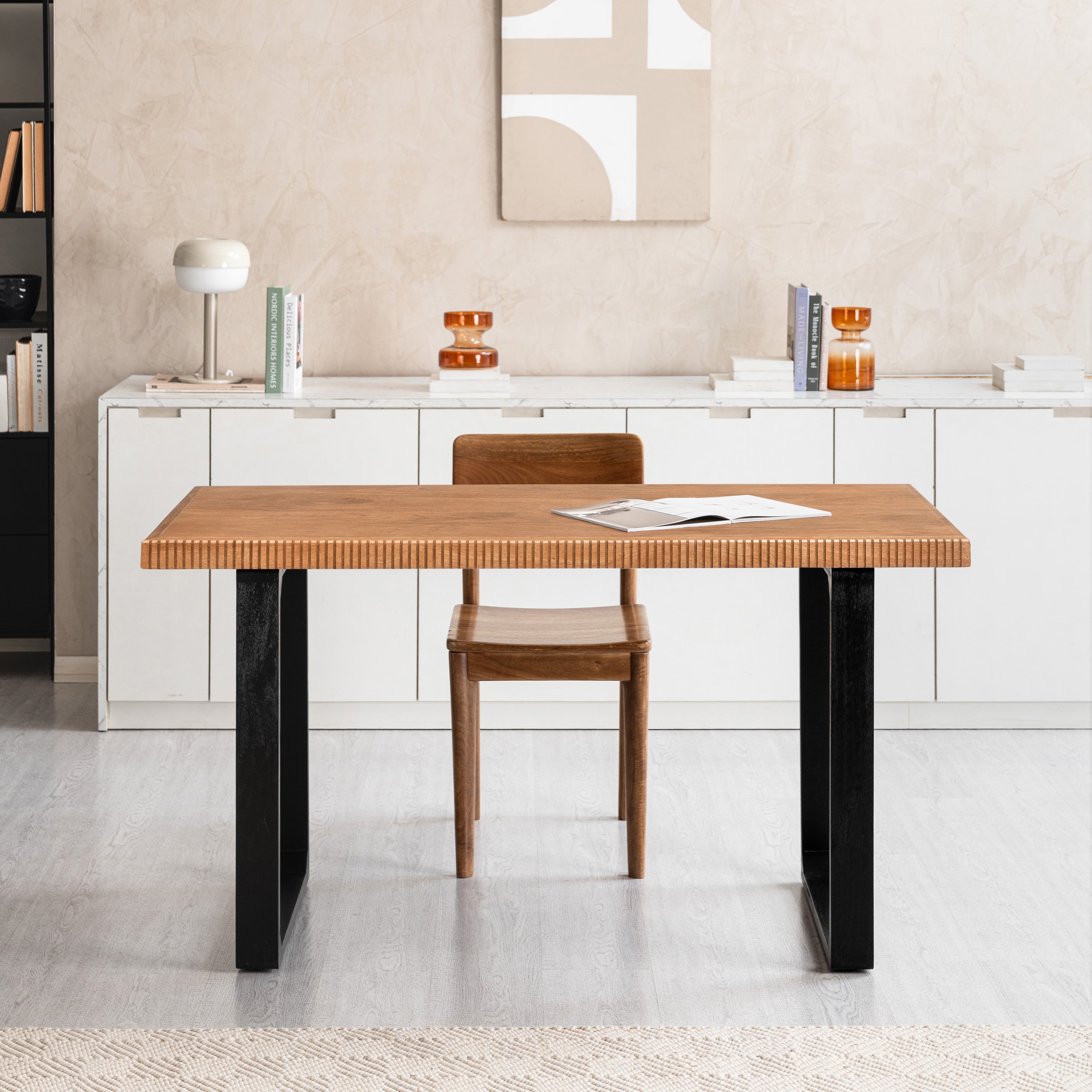 Ancona Desk - Mid Tone Honey