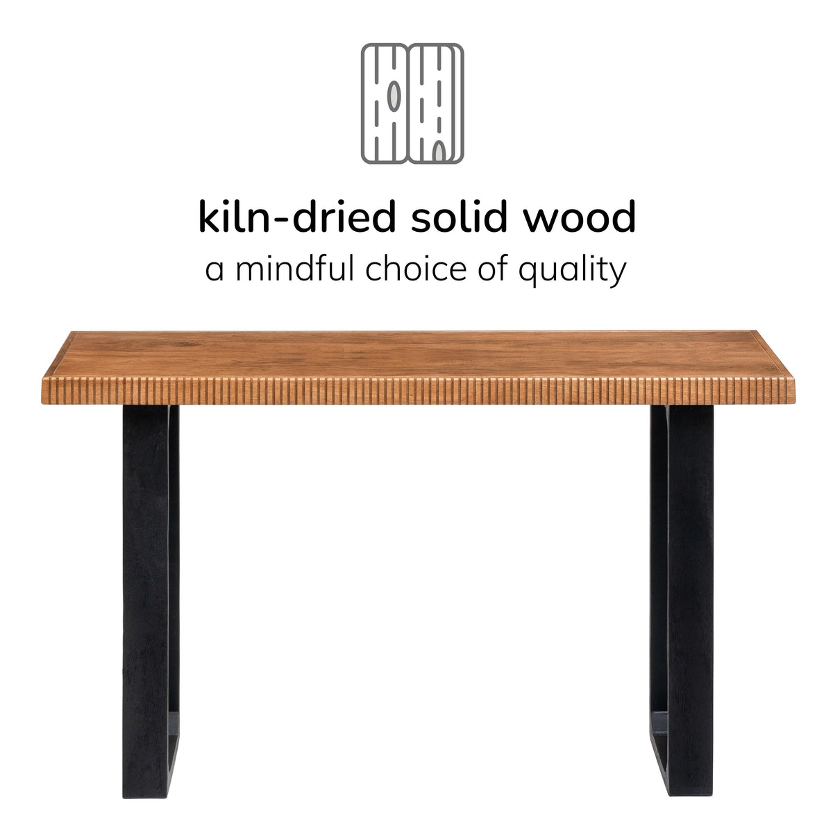 Ancona Desk - Mid Tone Honey