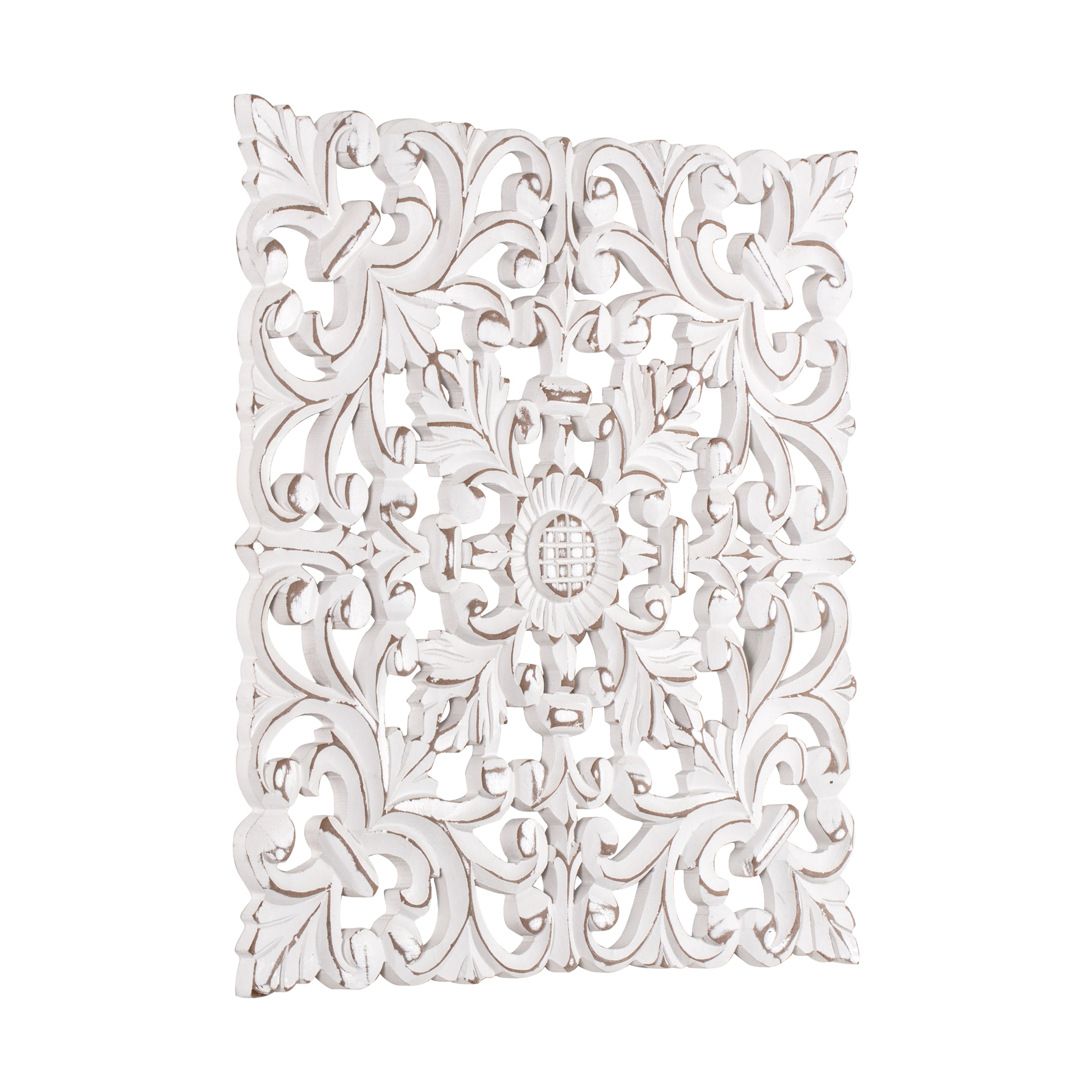 Bianci White Wall Medallion - Set of 2