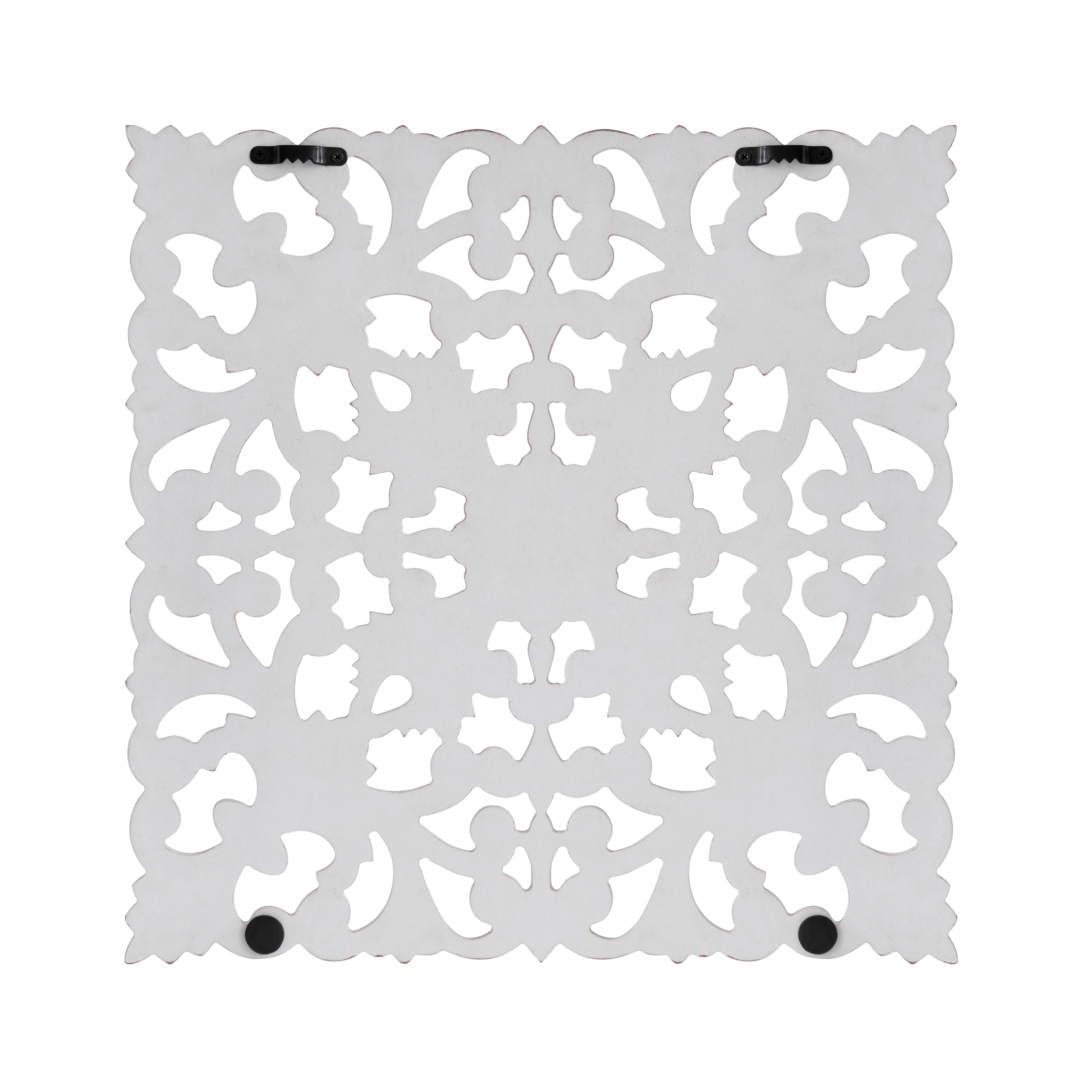 Bianci White Wall Medallion - Set of 2
