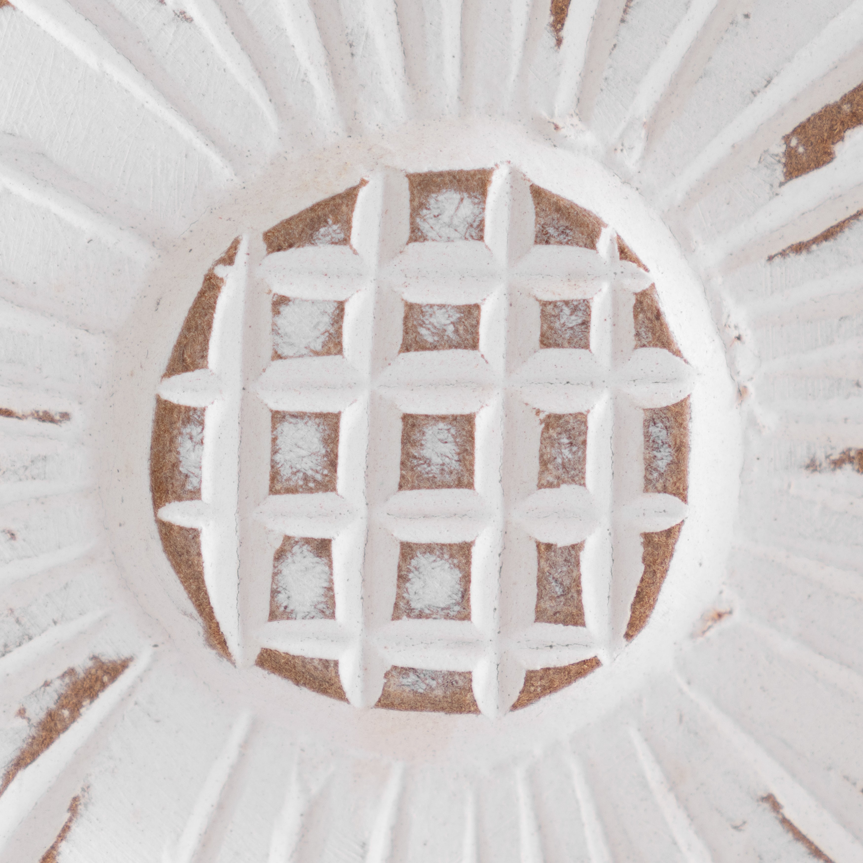 Bianci White Wall Medallion - Set of 2