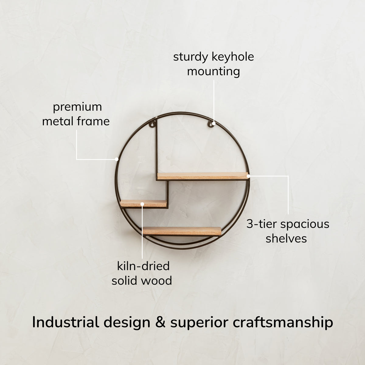 Marly Wall Shelf - Bronze