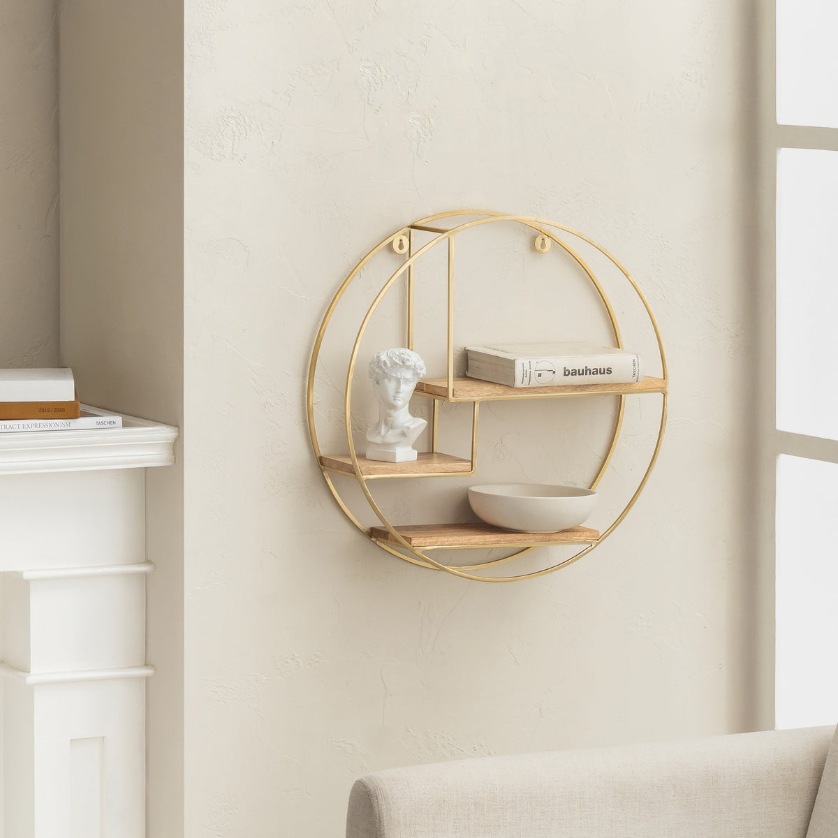Marly Wall Shelf - Gold