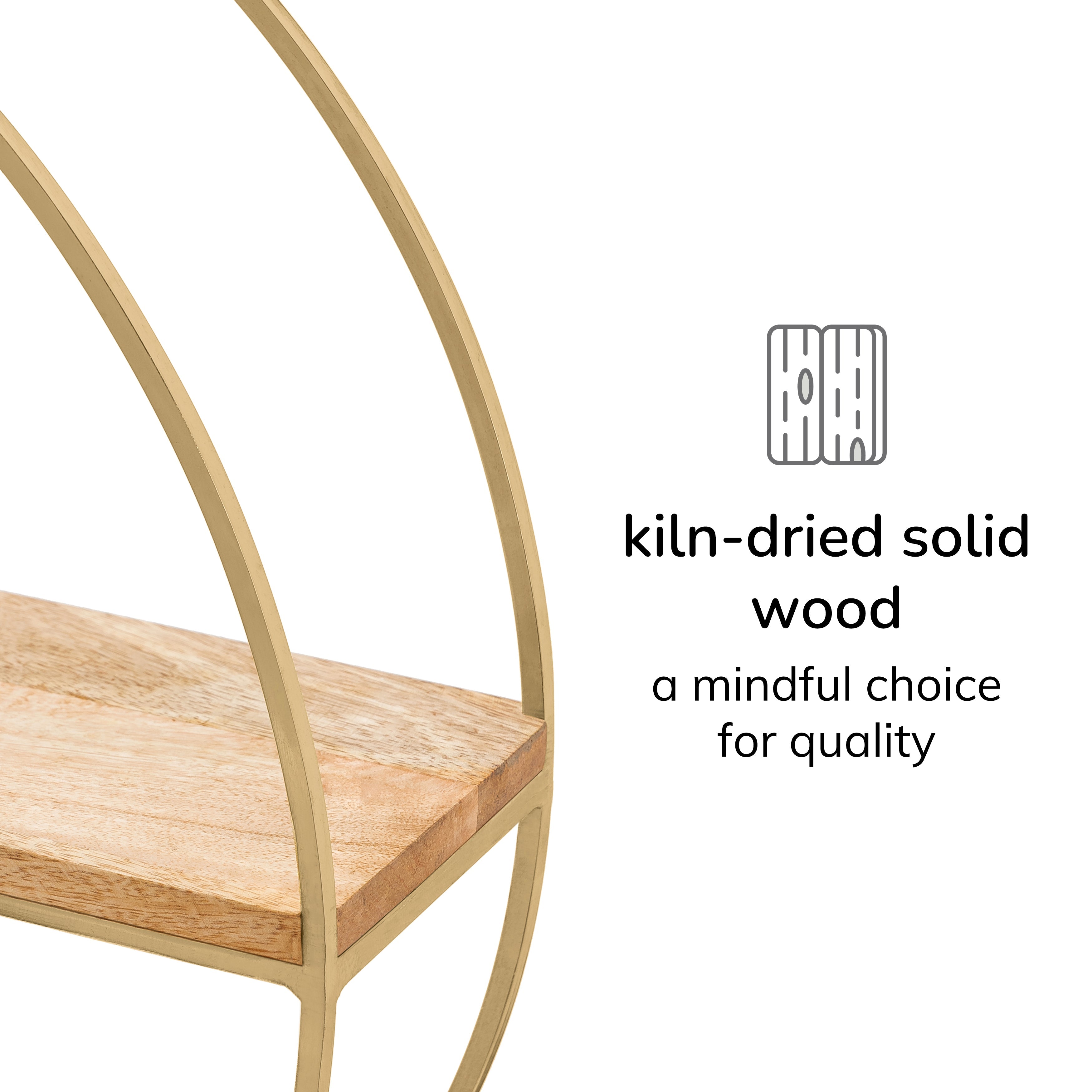 Marly Wall Shelf - Gold