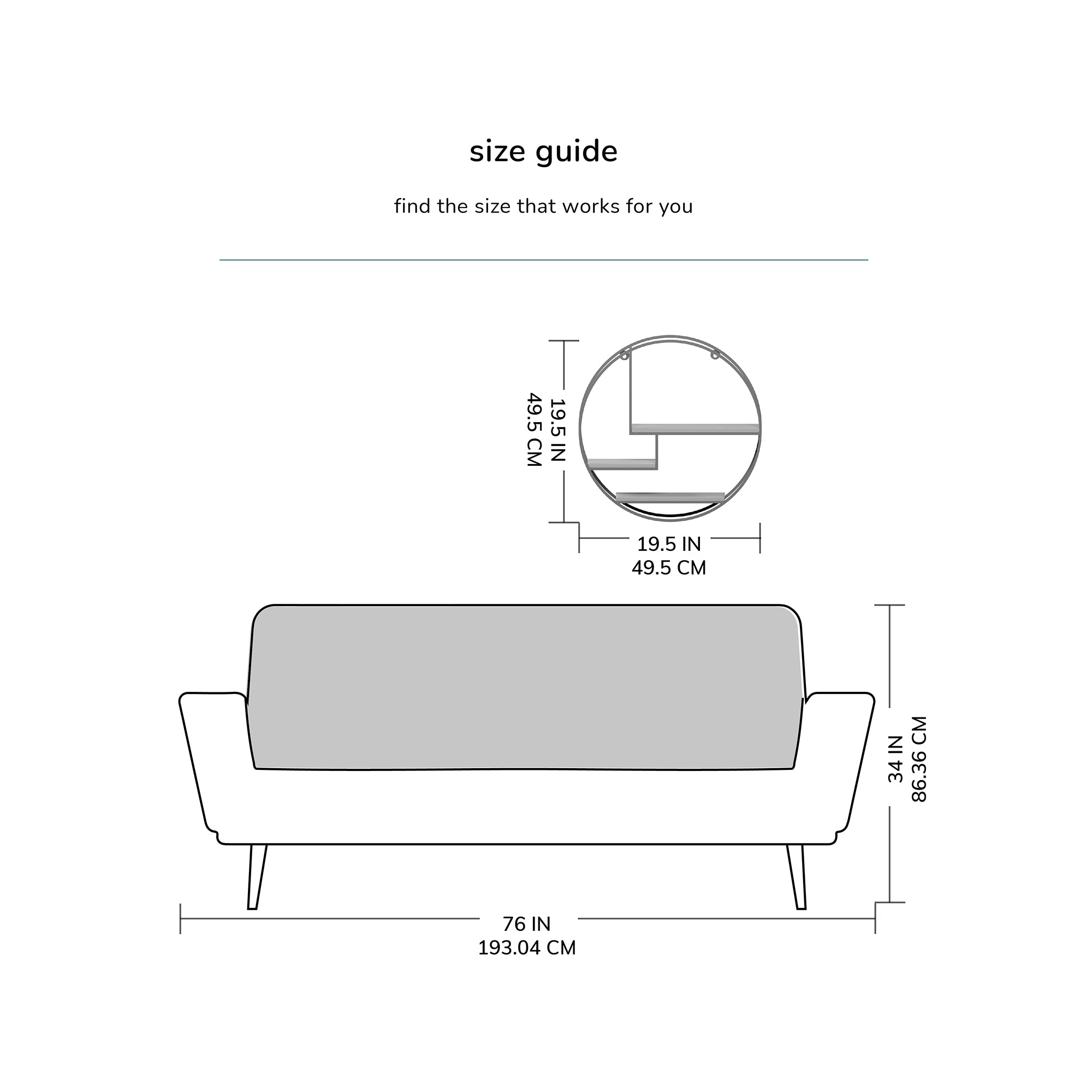 Marly Wall Shelf - Gold