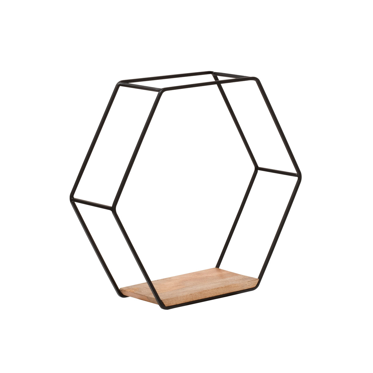 Haverstock Set Of 5 Wall Mounted Shelves - Black