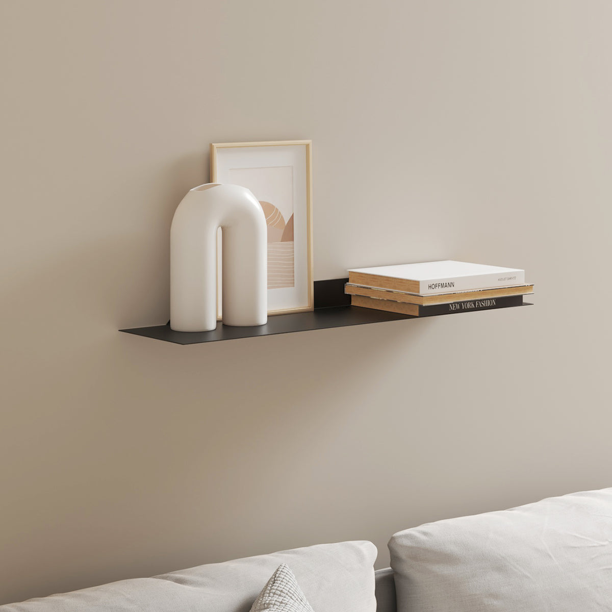 Sammy Metal Black Shelf- Small