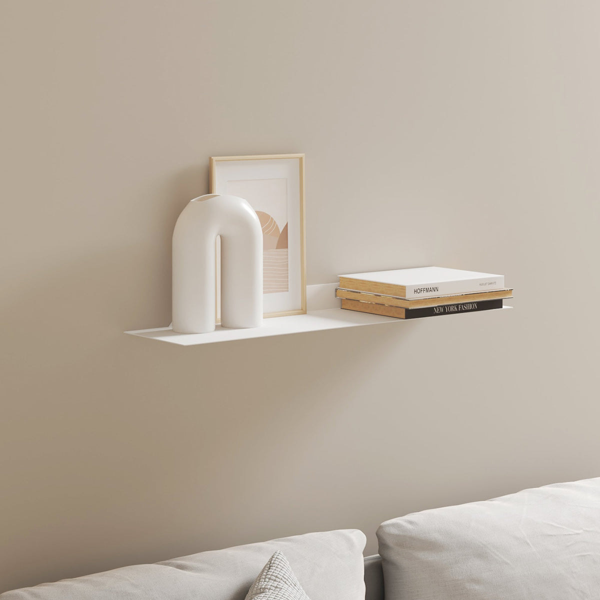 Sammy Metal White Shelf - Small