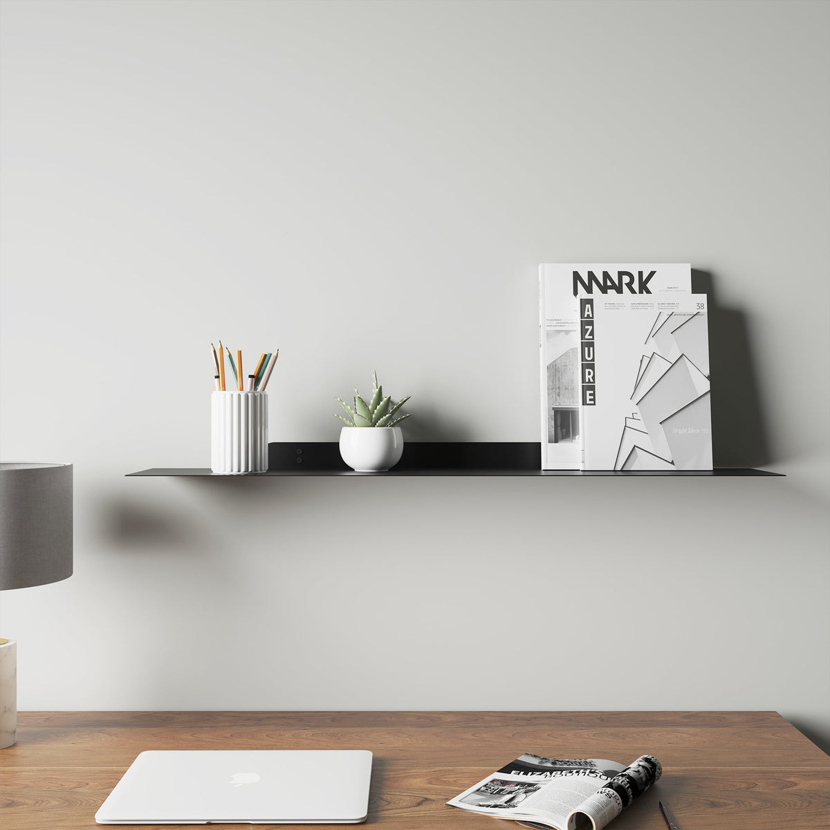 Sammy Metal Black Shelf - Large