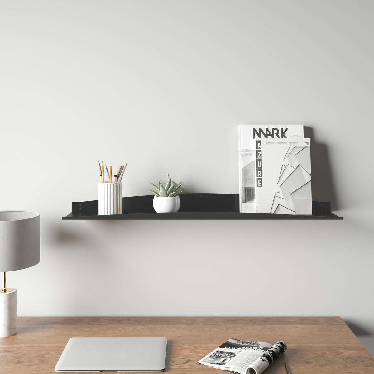 Harry Metal Black Shelf - Large