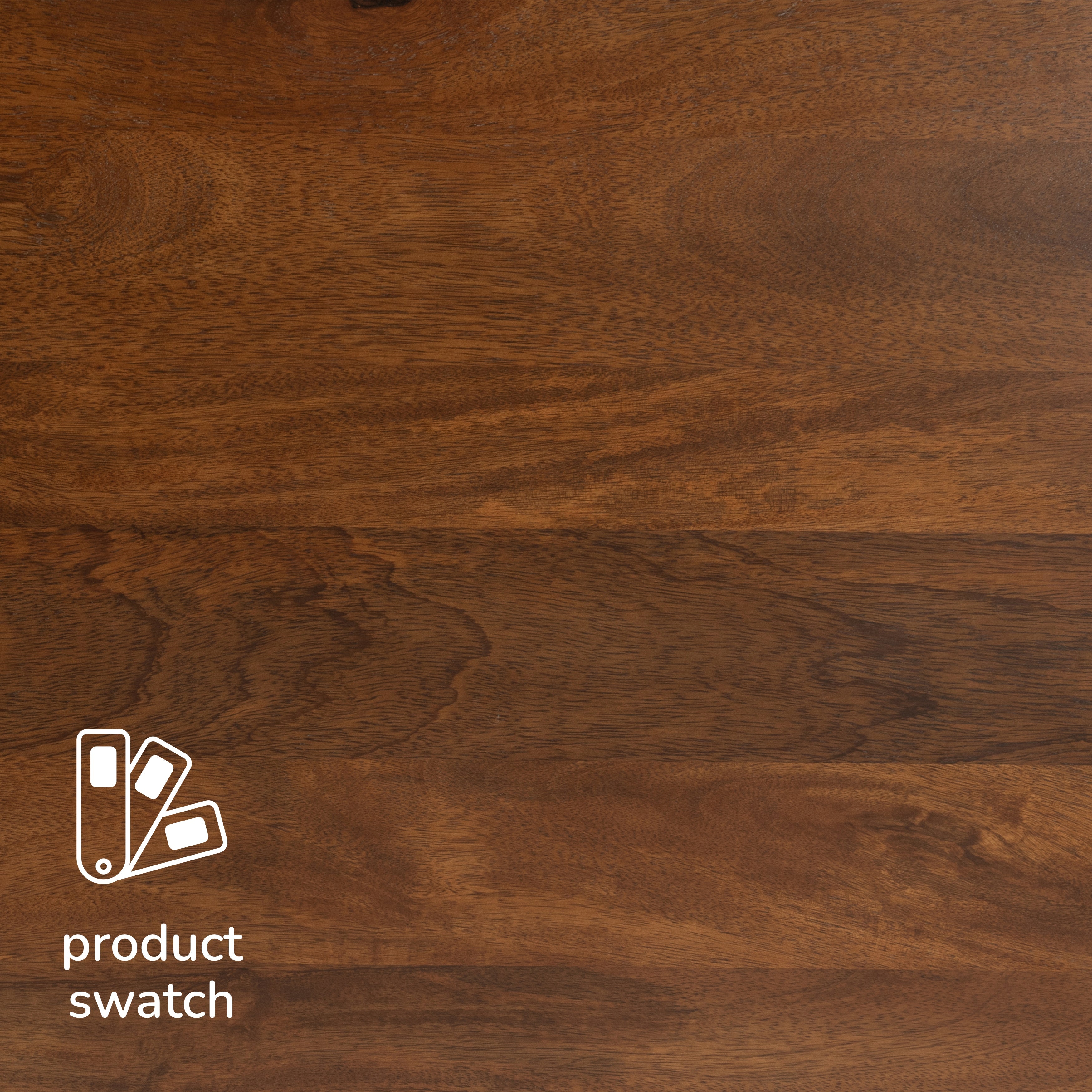 Hamish Solid Wood Walnut Wall Mounted Shelves - Large