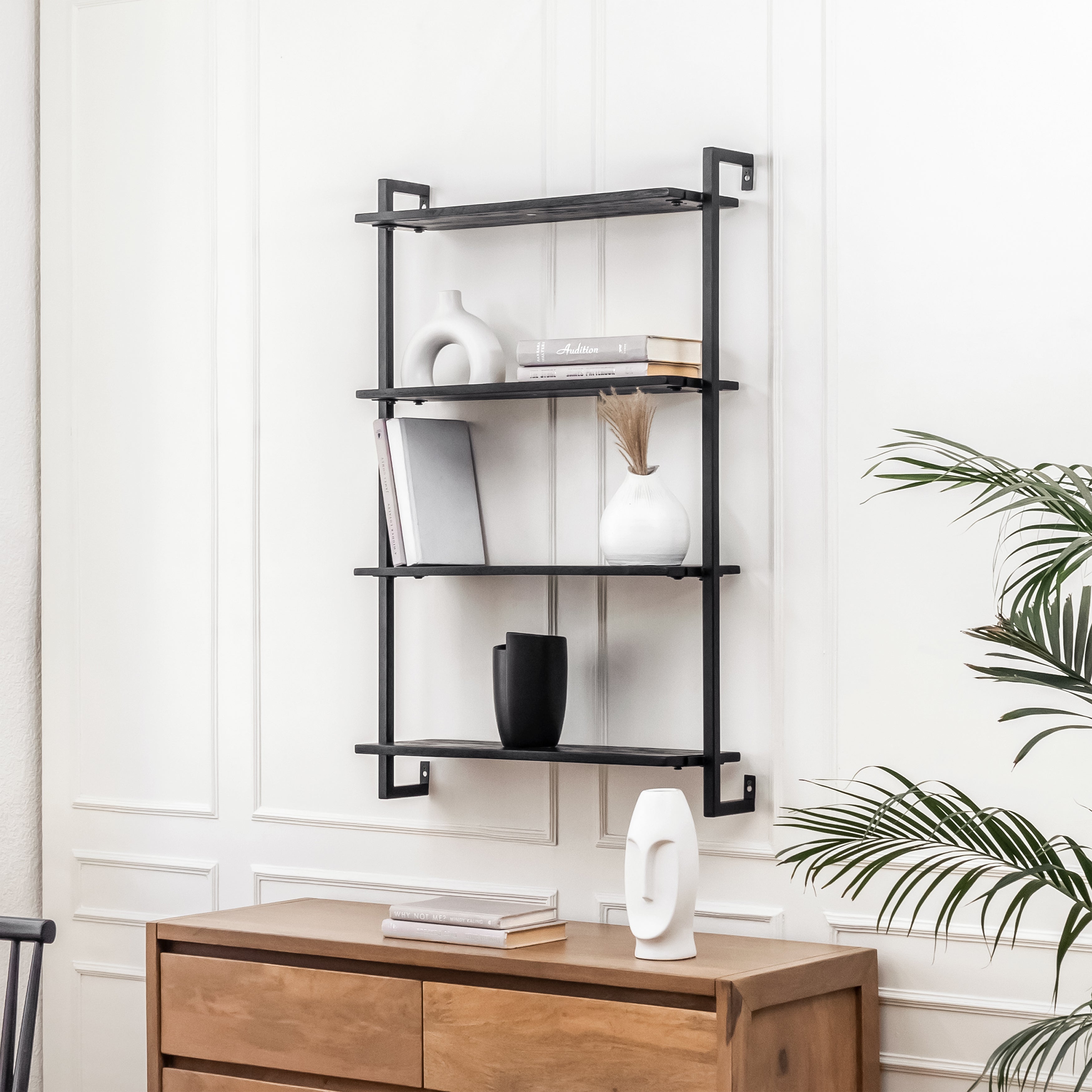 Phantom Wall Mounted Shelf - Black