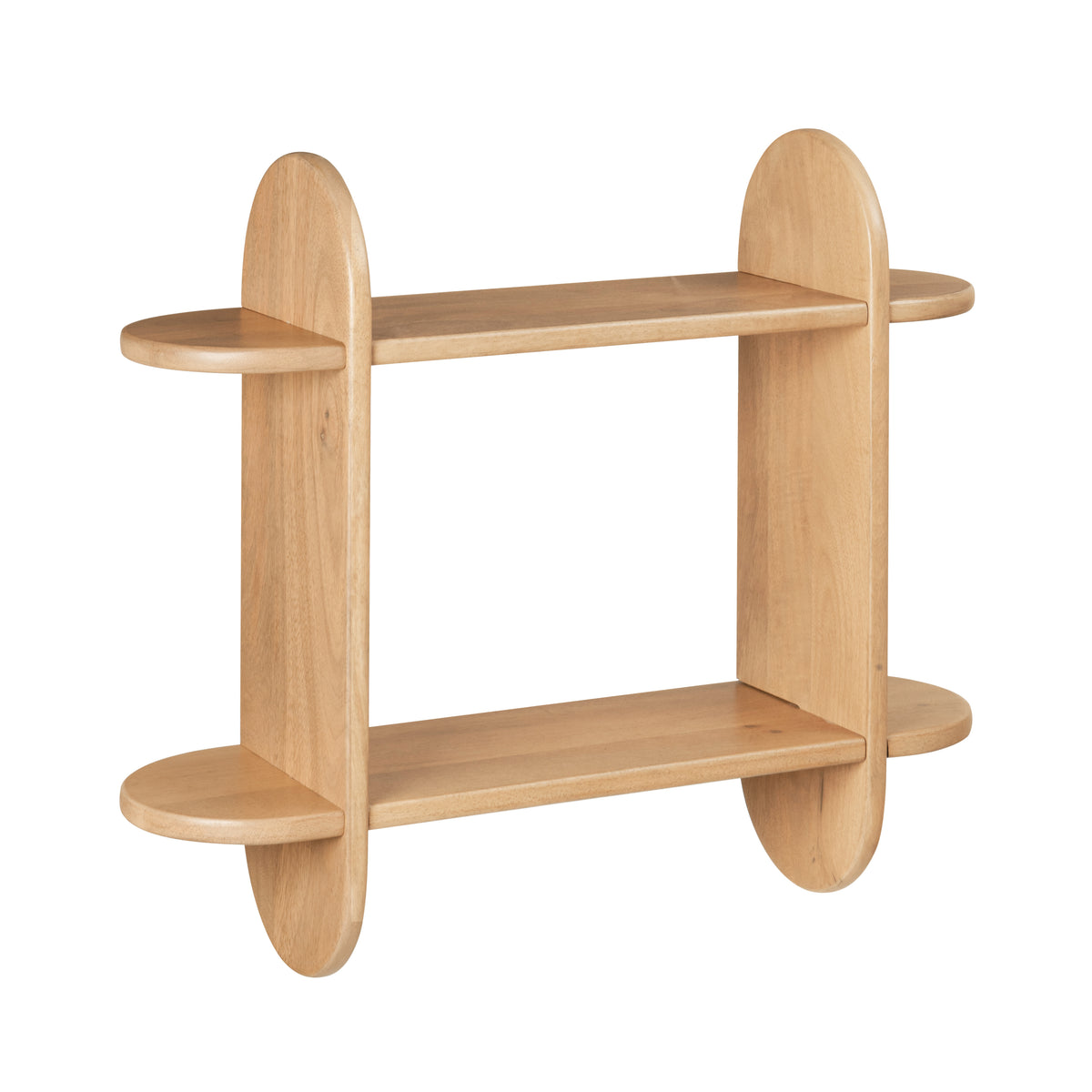 Montague Solid Wood Wall Mounted Shelf - Blonde Natural
