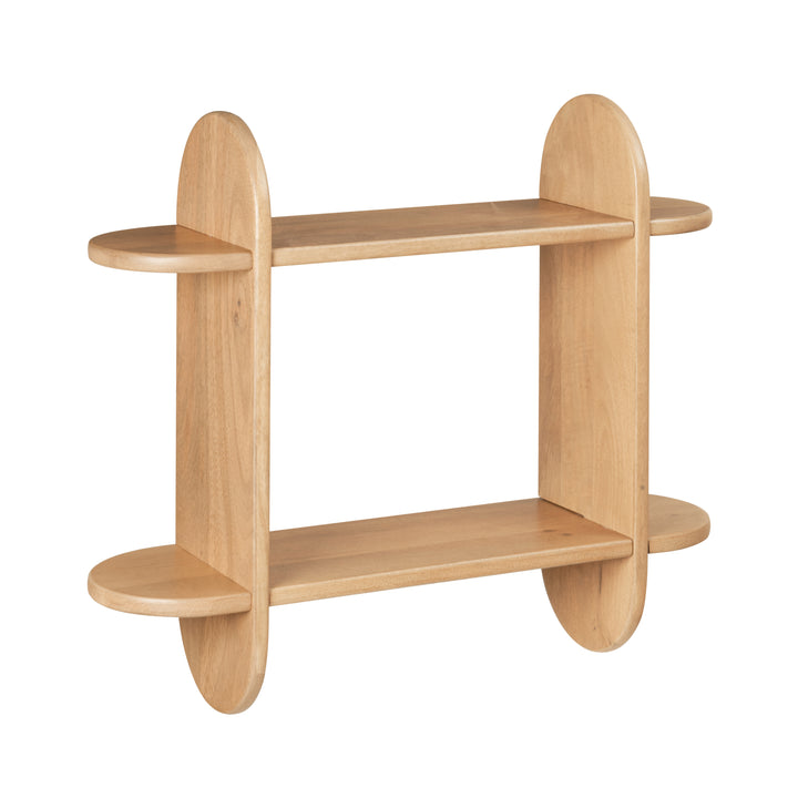 Montague Solid Wood Wall Mounted Shelf - Blonde Natural