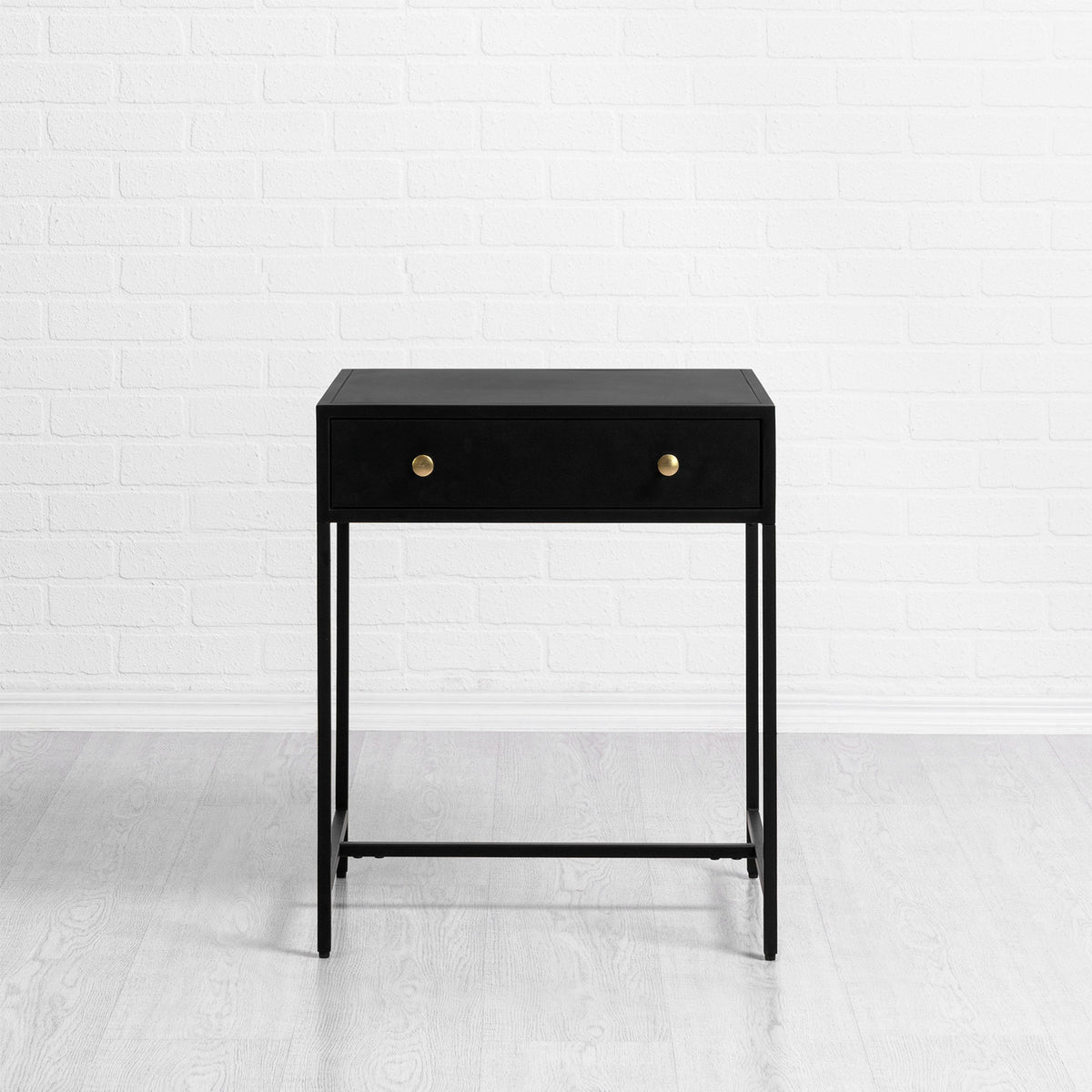 Brockwell Metal Black Nightstand