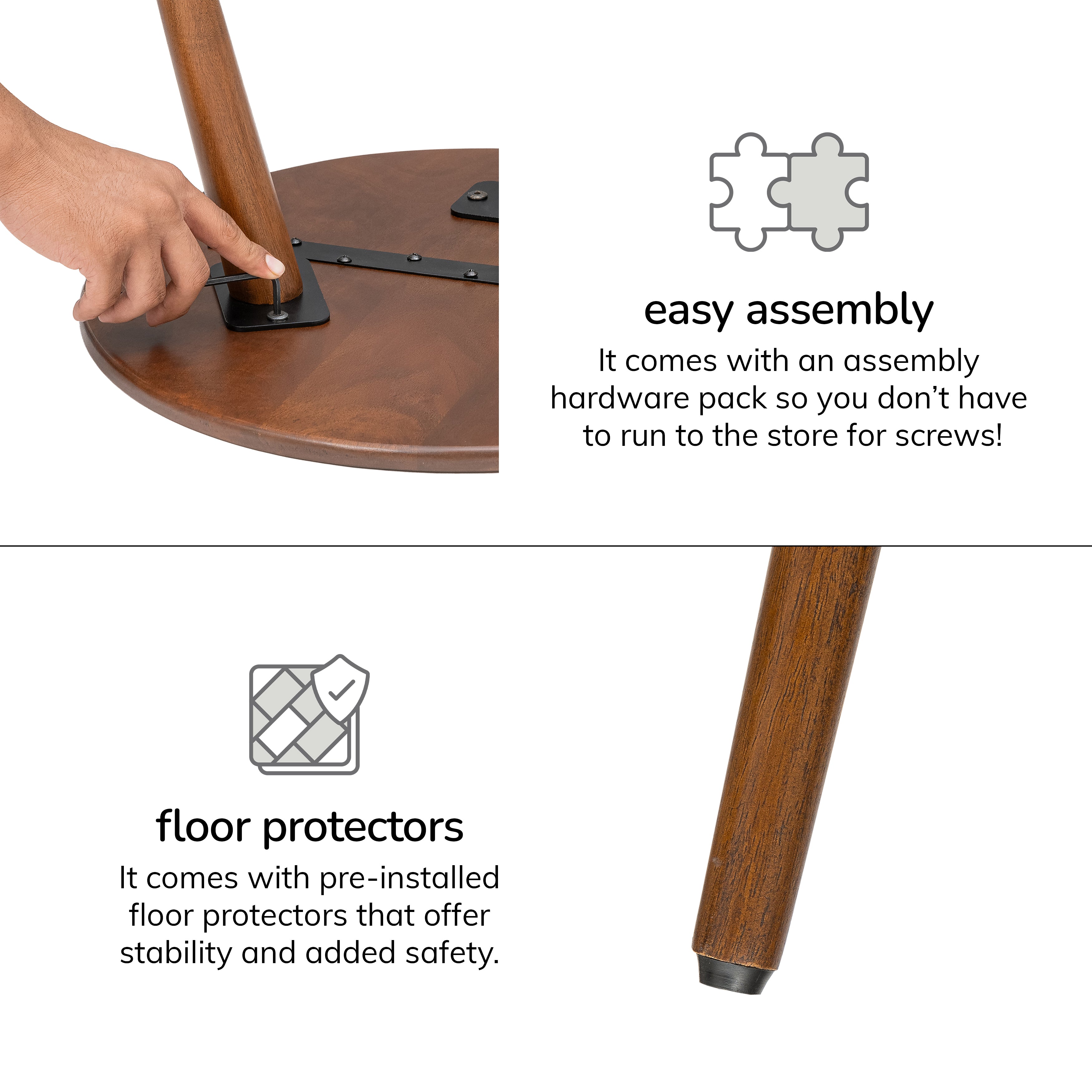 Judy Side Table - Walnut