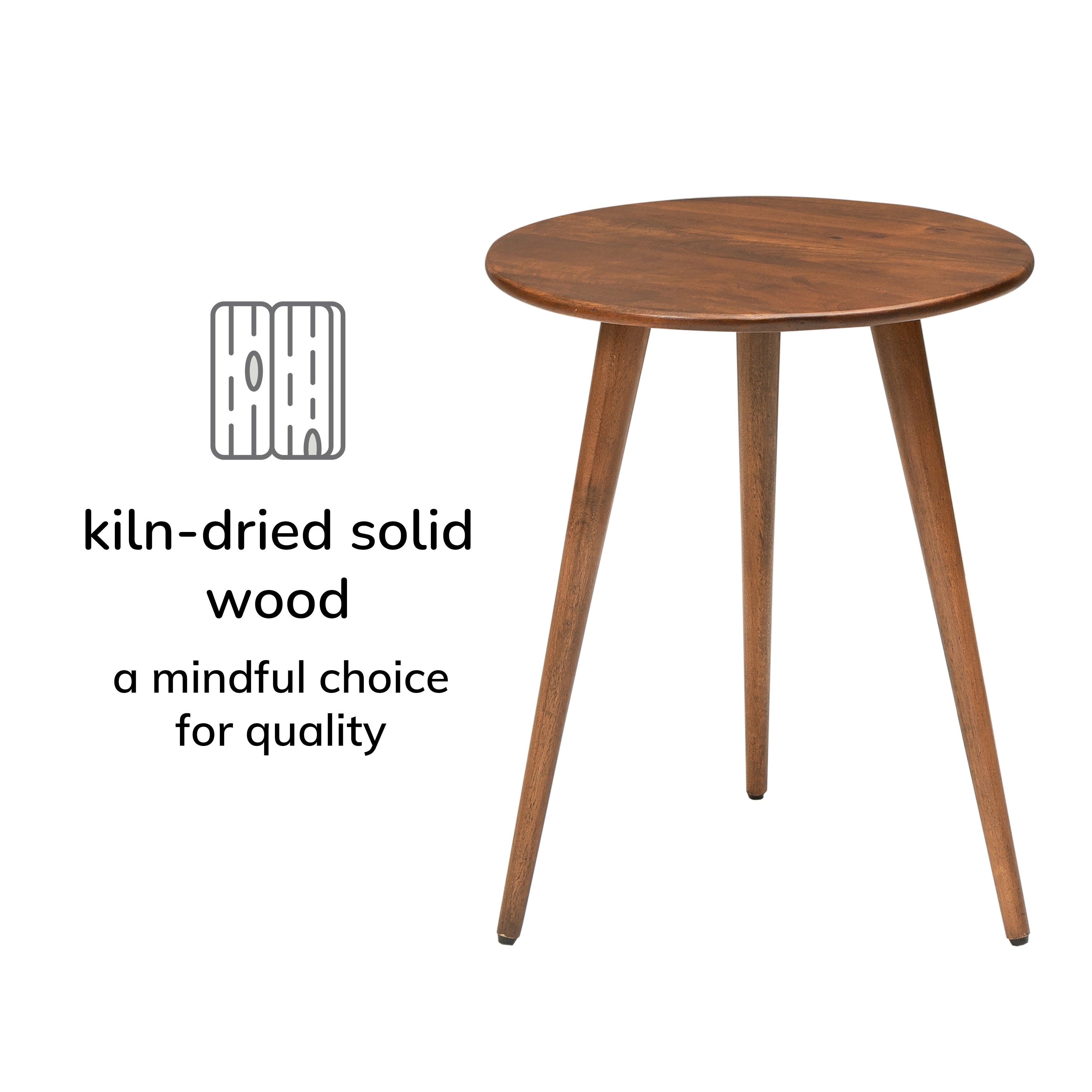 Judy Side Table - Walnut