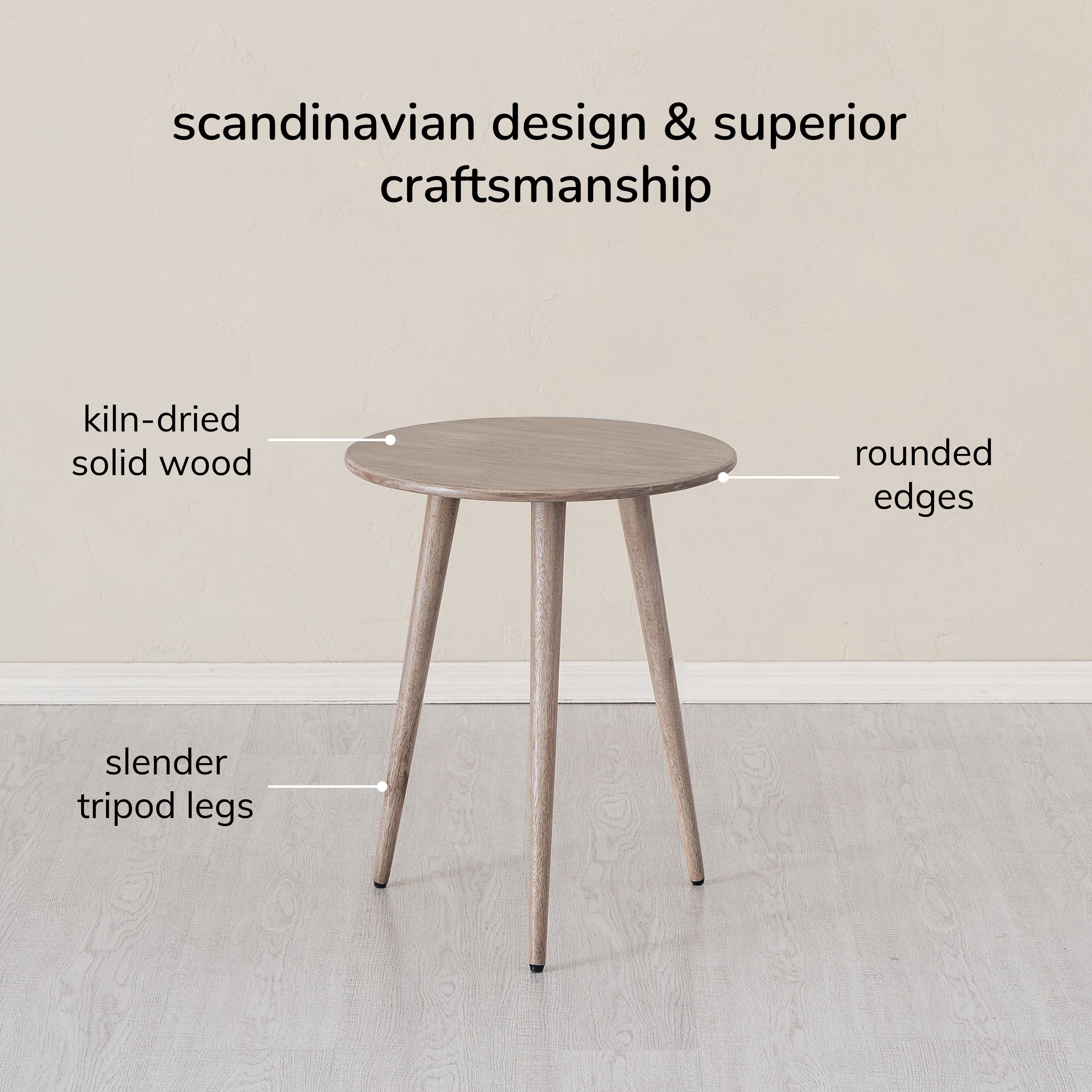 Judy Side Table - Greige