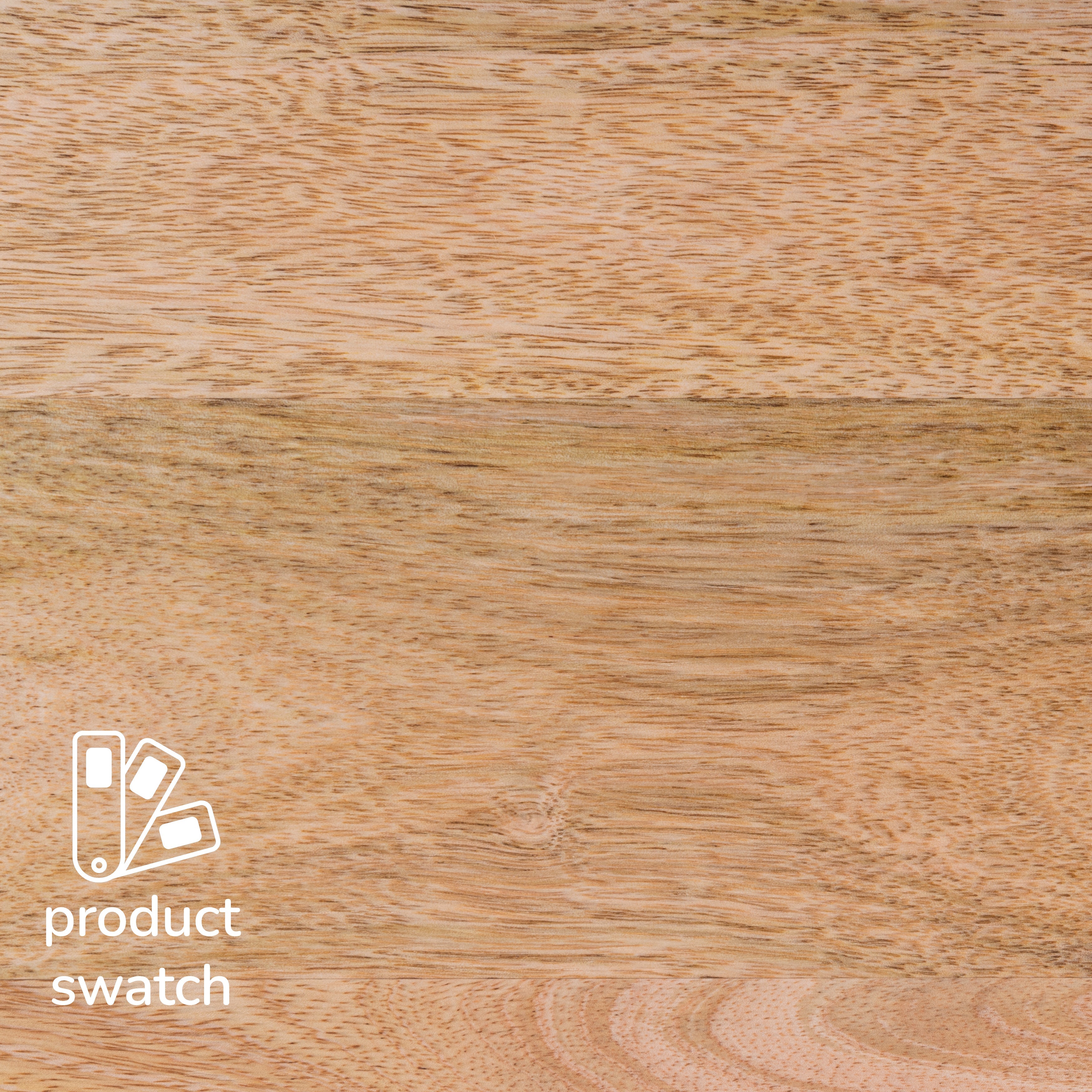 Idris Solid Wood Floating Nightstand- Natural