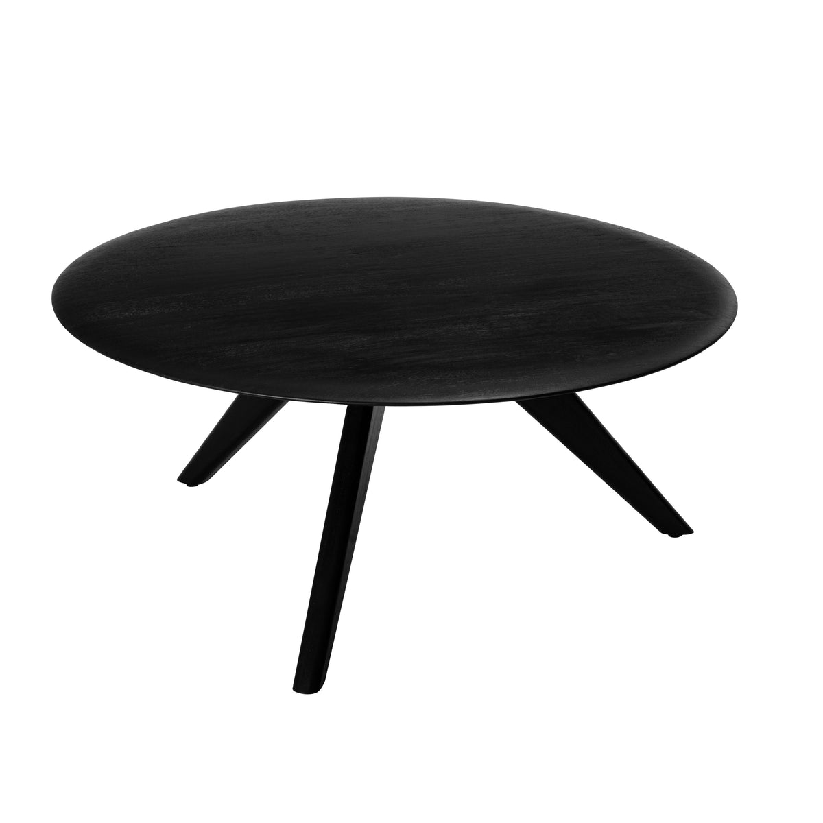 Marcel Solid Wood Coffee Table - Black
