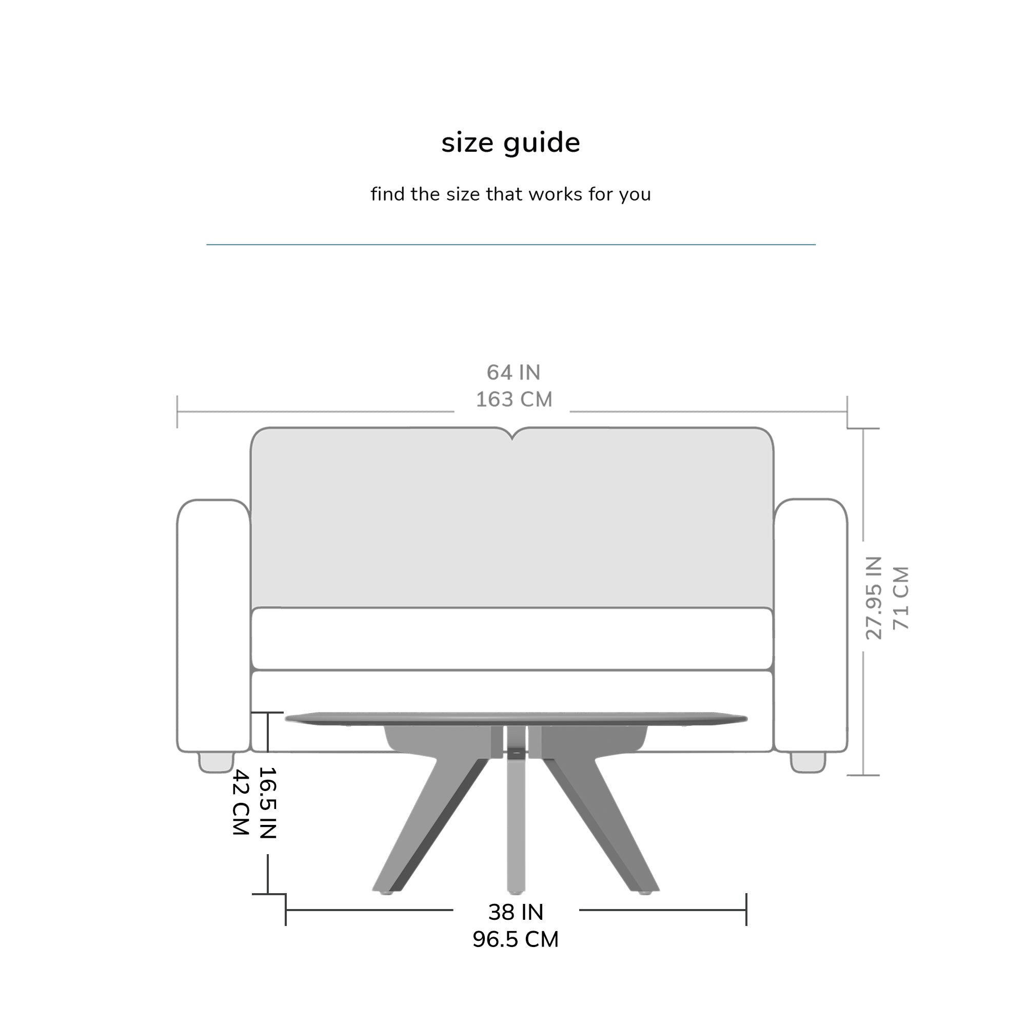 Marcel Solid Wood Coffee Table - Walnut