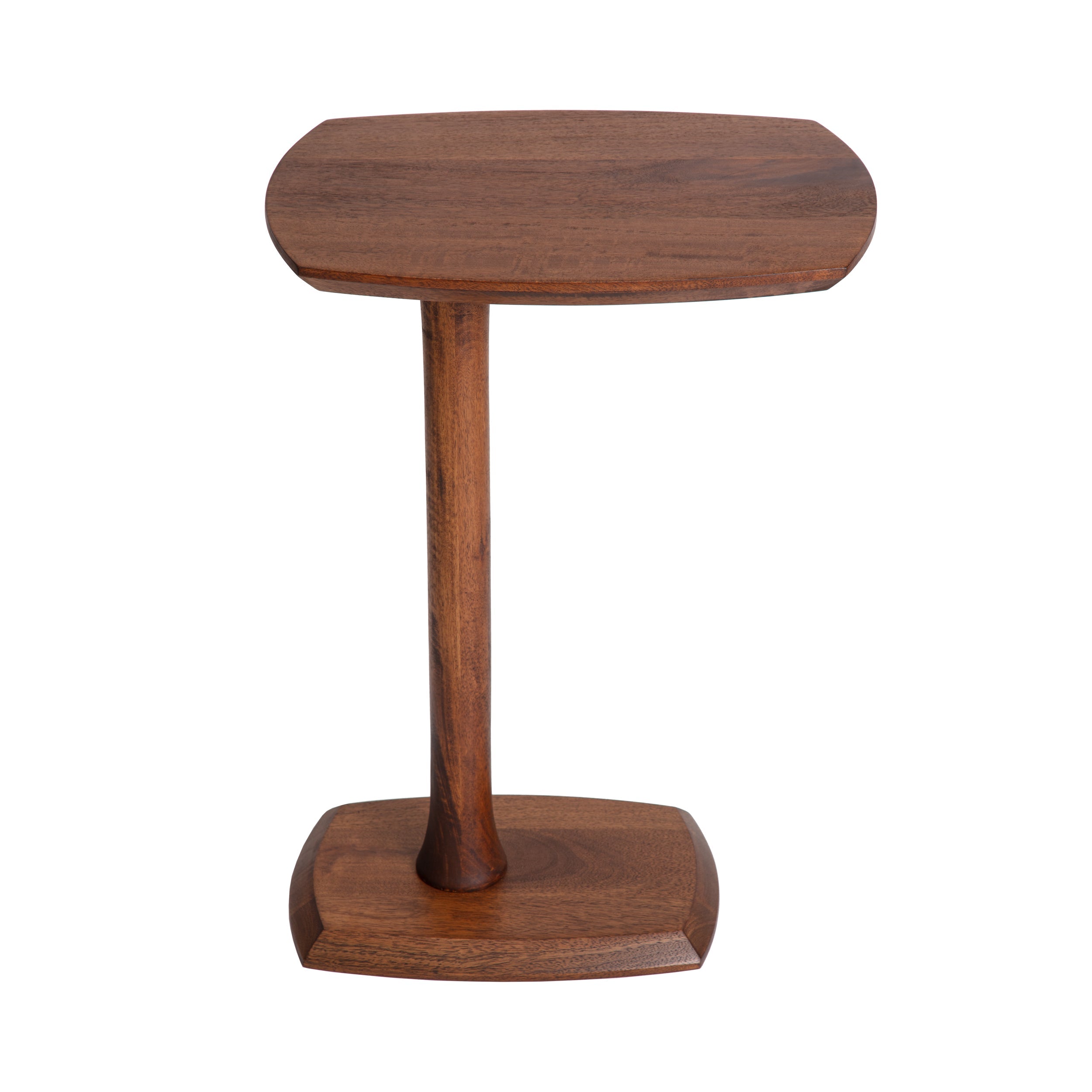 Ellis Solid Wood Side Table - Walnut