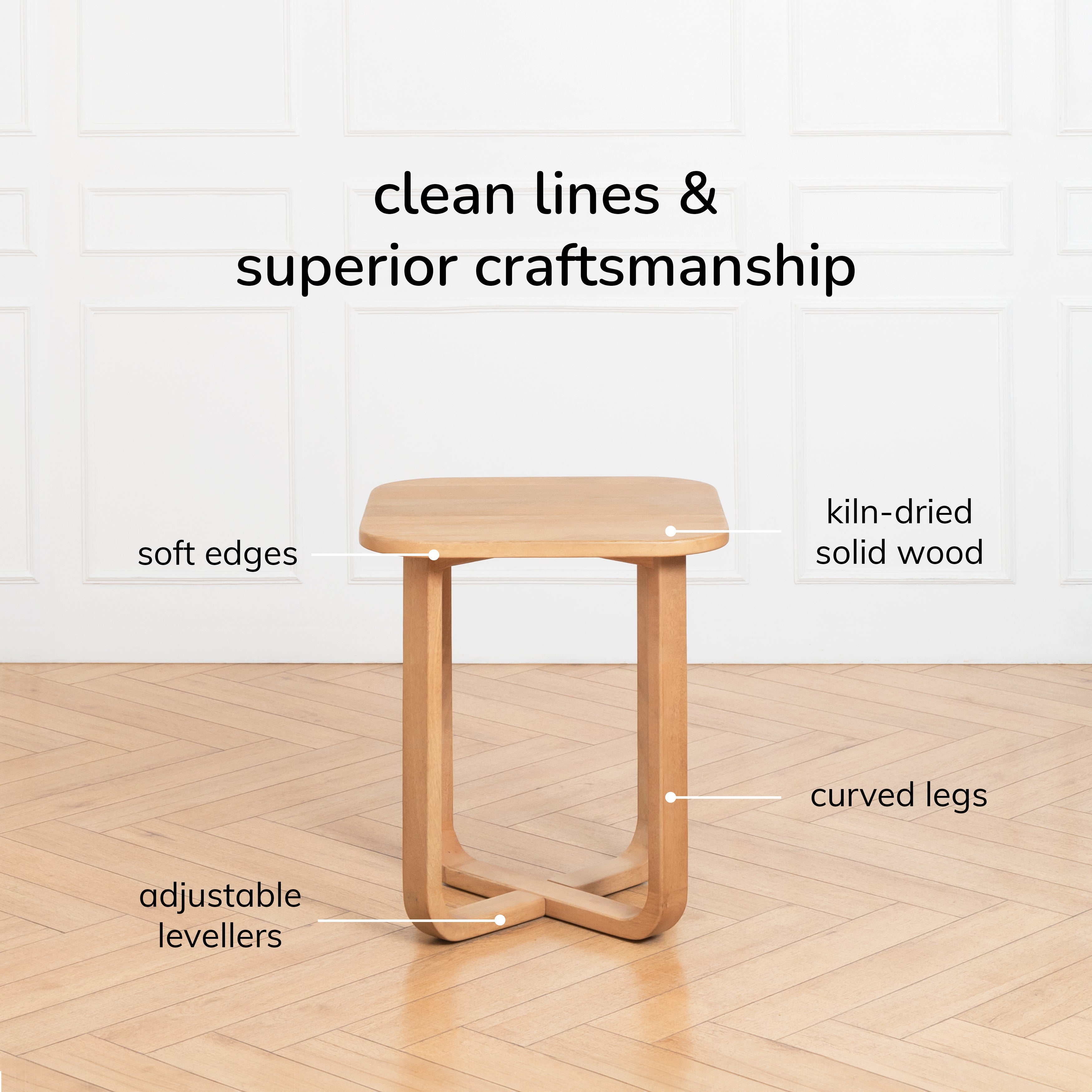 Duchie Side Table - Blonde Natural