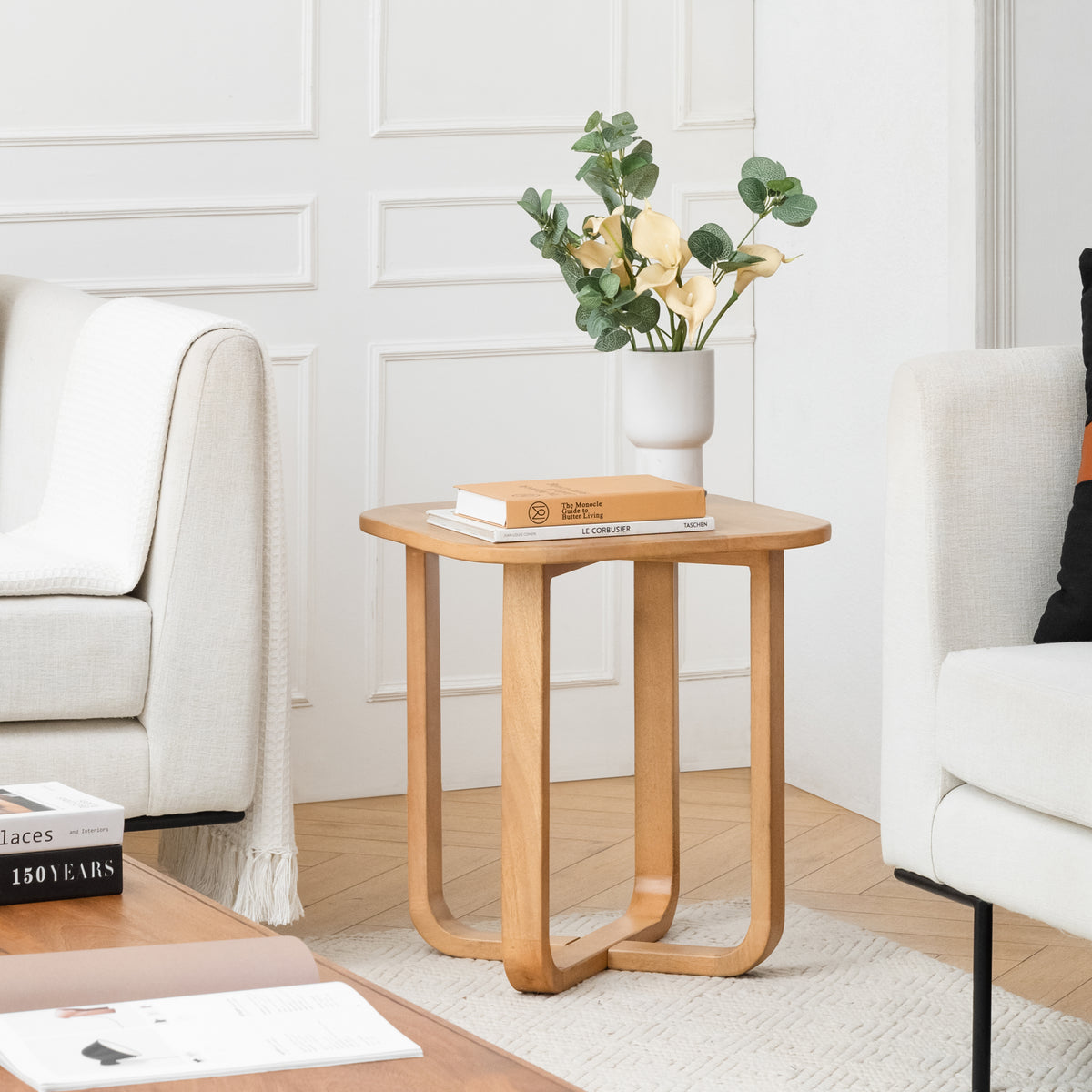 Duchie Side Table - Blonde Natural