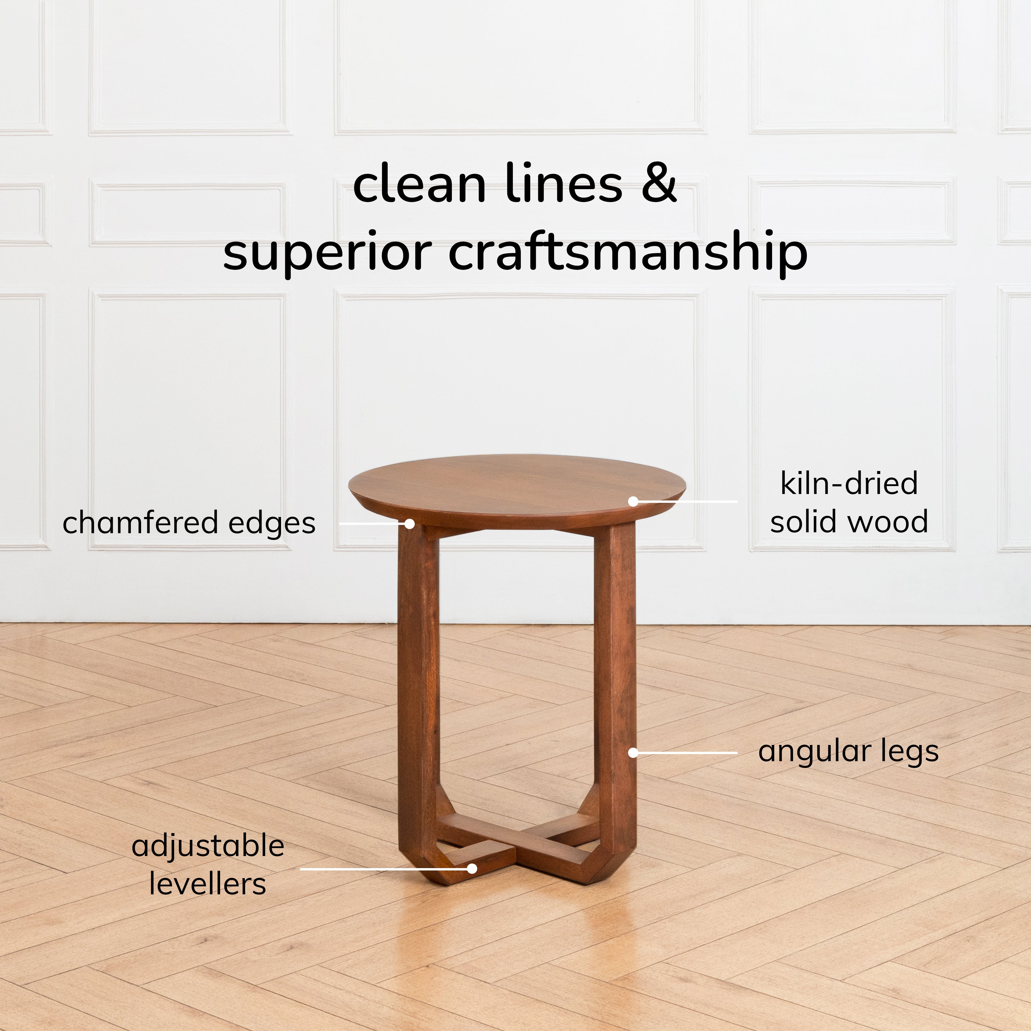 Forbes Side Table - Walnut