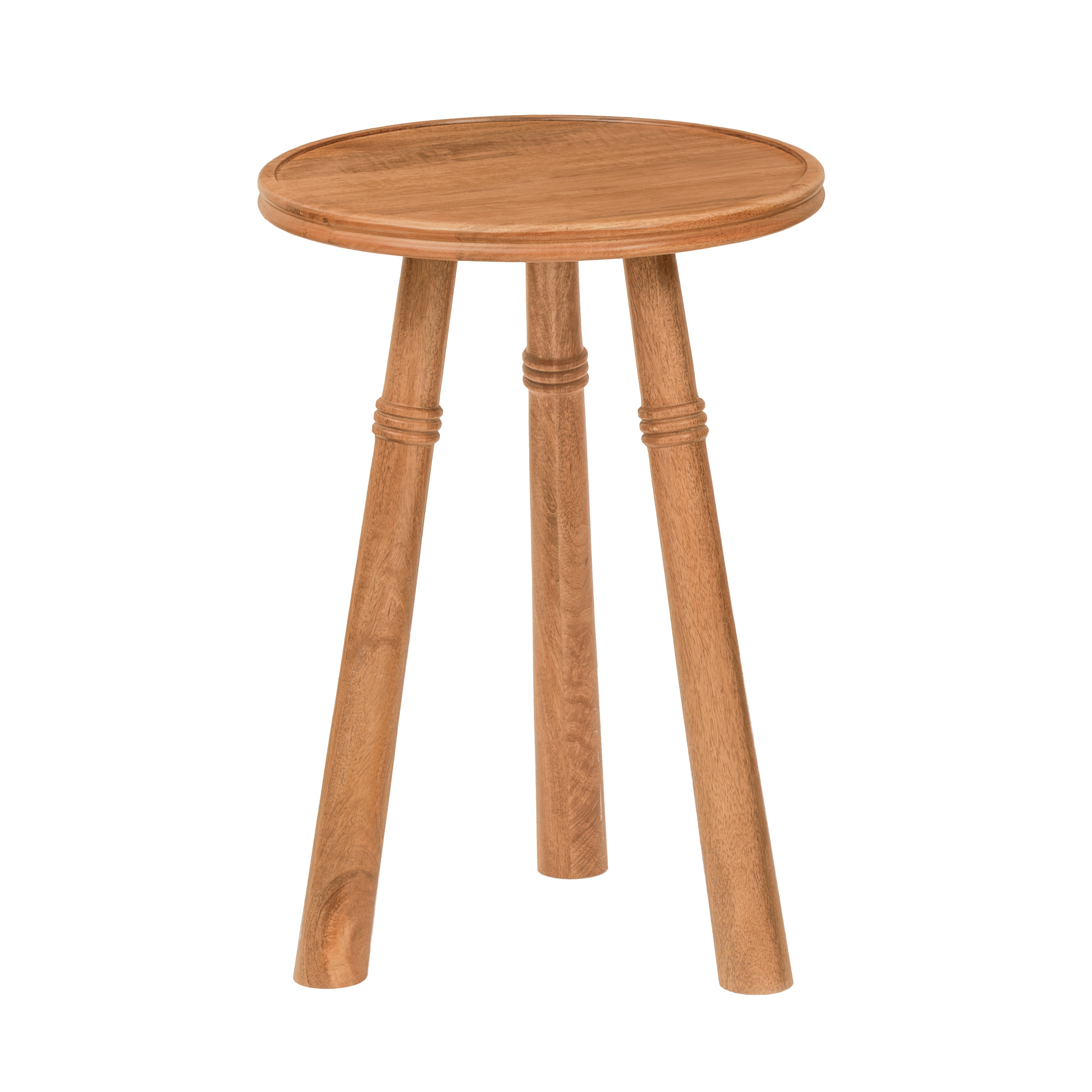 Lola Solid Wood Side Table - Mid Tone Honey