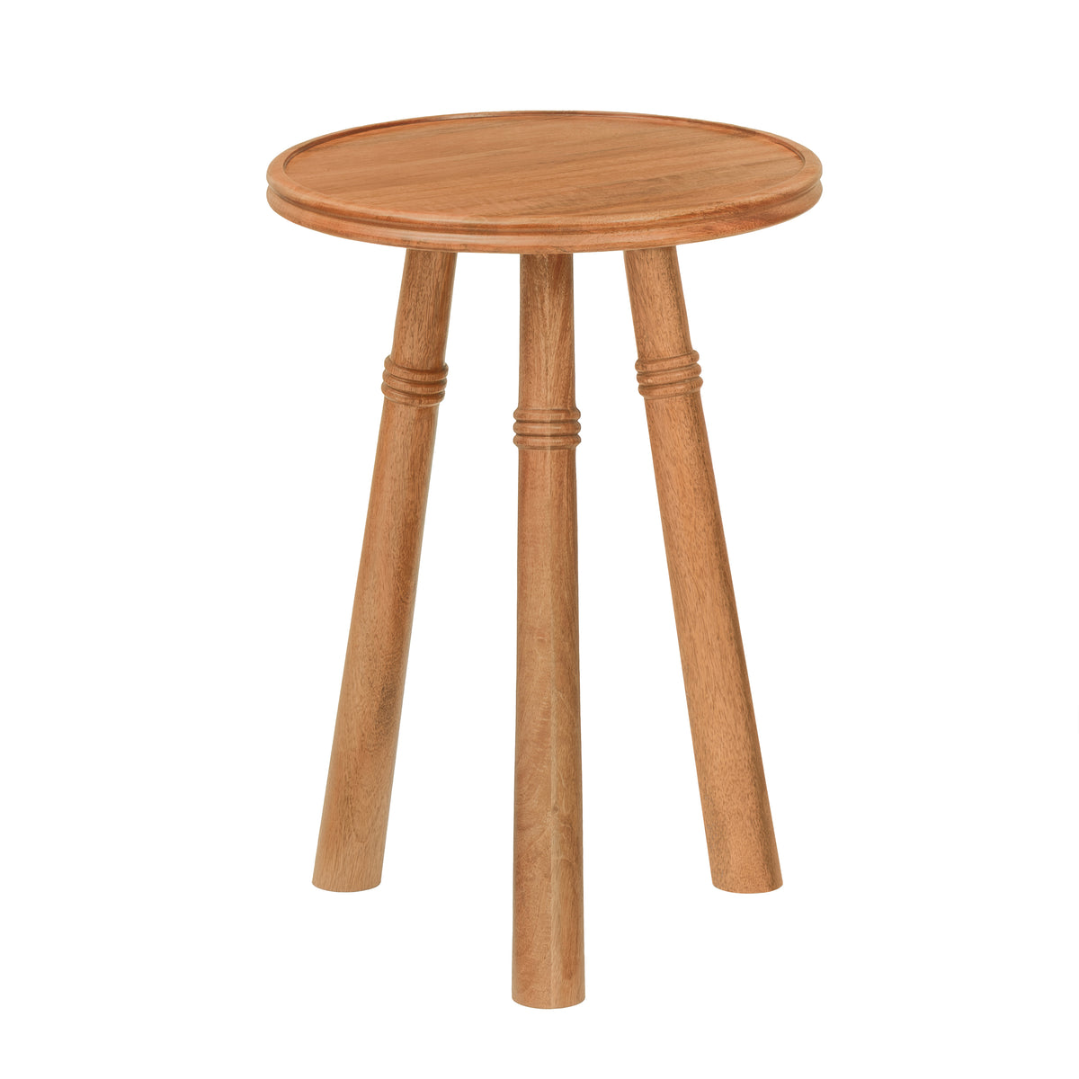 Lola Solid Wood Side Table - Mid Tone Honey