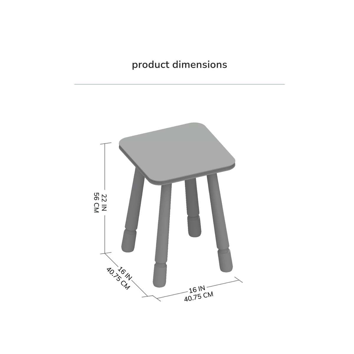 Olive Solid Wood Side Table - Mid Tone Honey