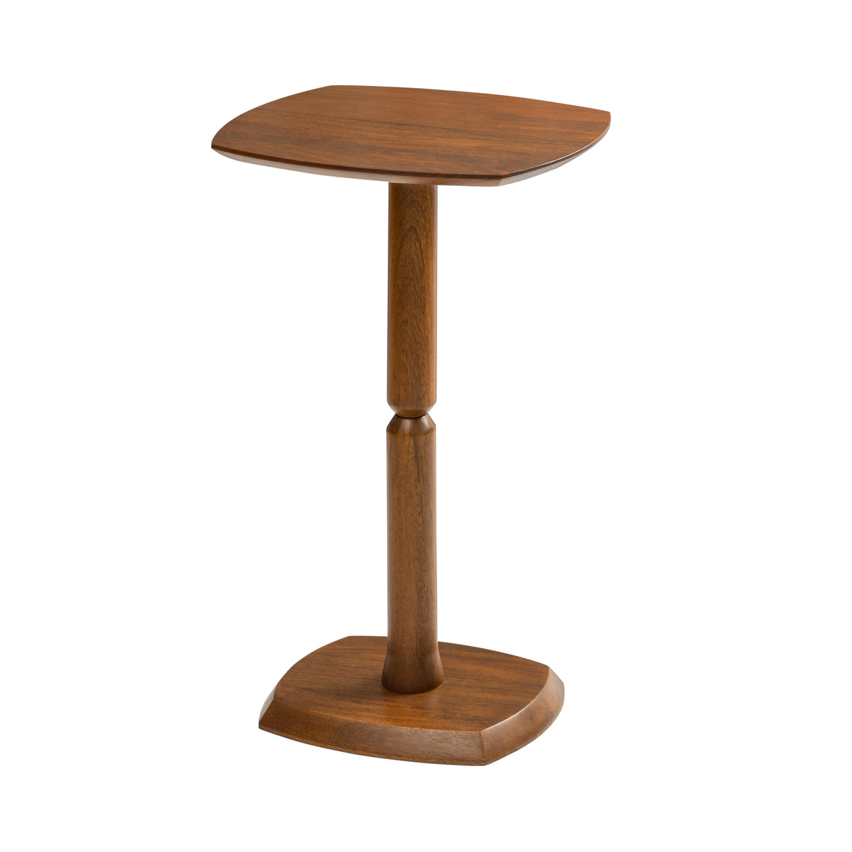 Firma Solid Wood Side Table - Walnut