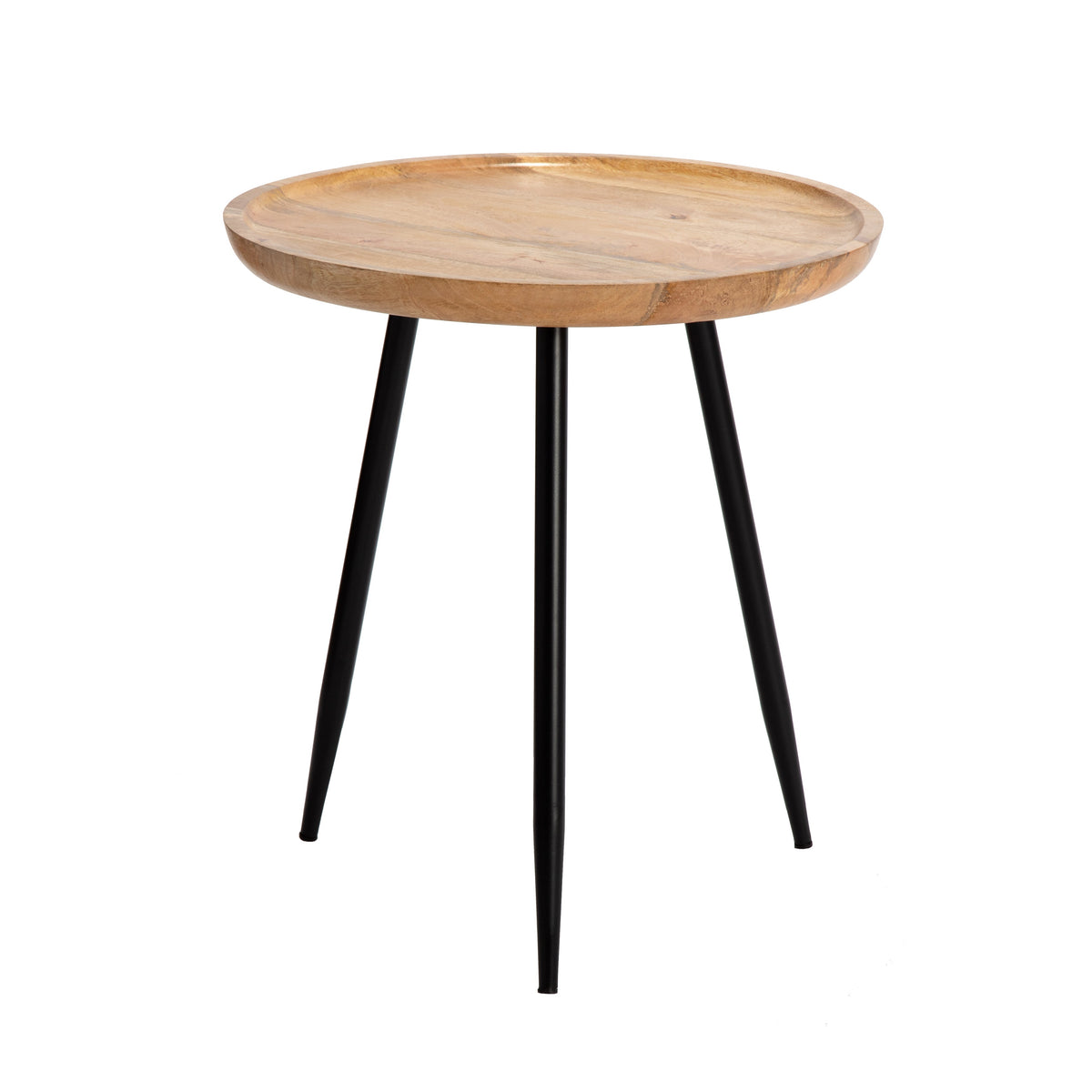 Chervey Tri Pin Side Table Large - Natural