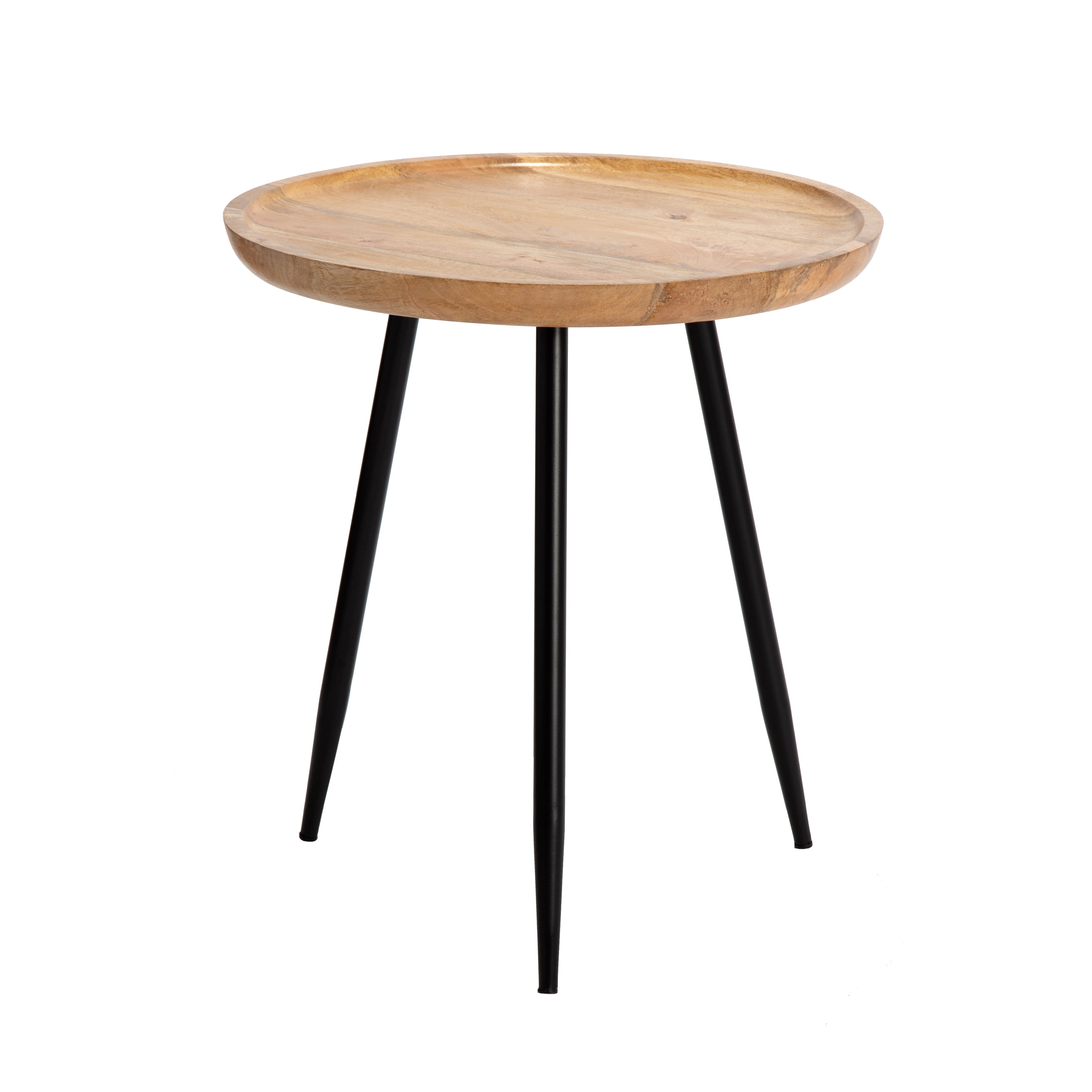 Chervey Tri Pin Side Table Large - Natural
