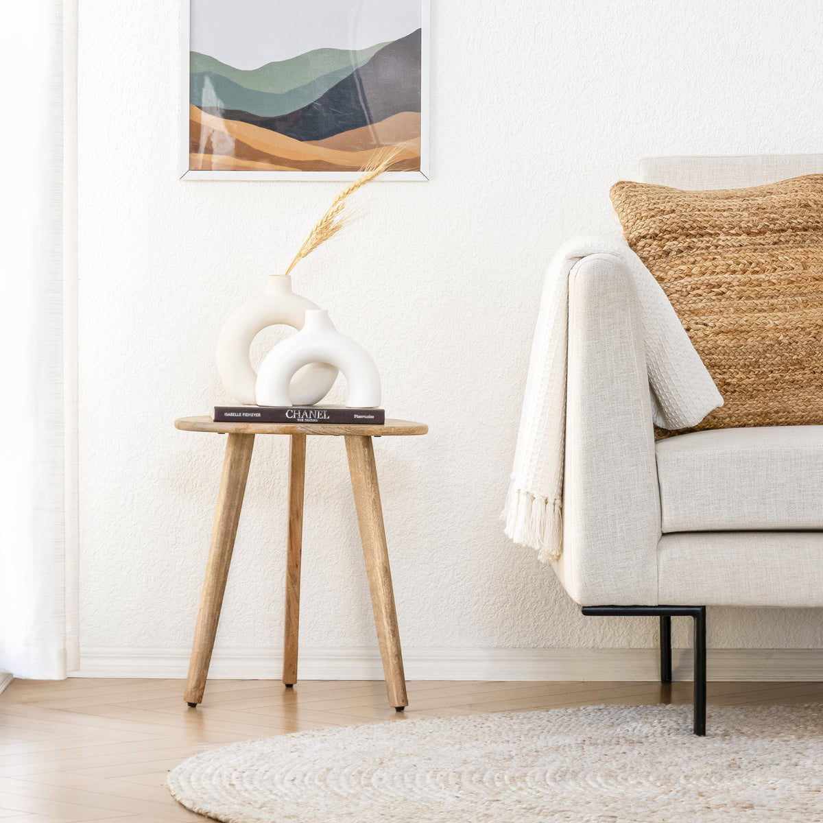 Armstrong Side Table Small - Natural