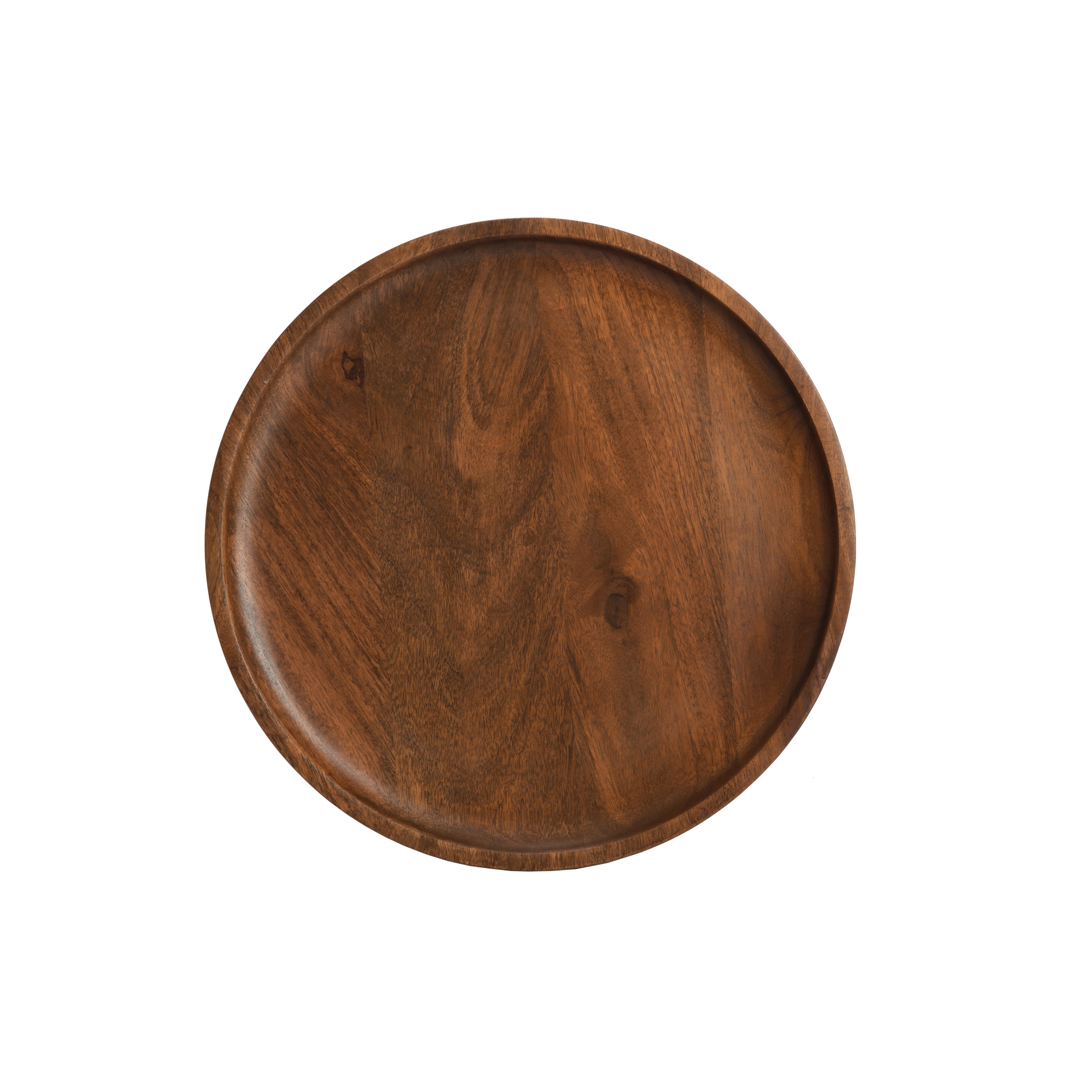 Chervey Tri Pin Side Table Small - Walnut