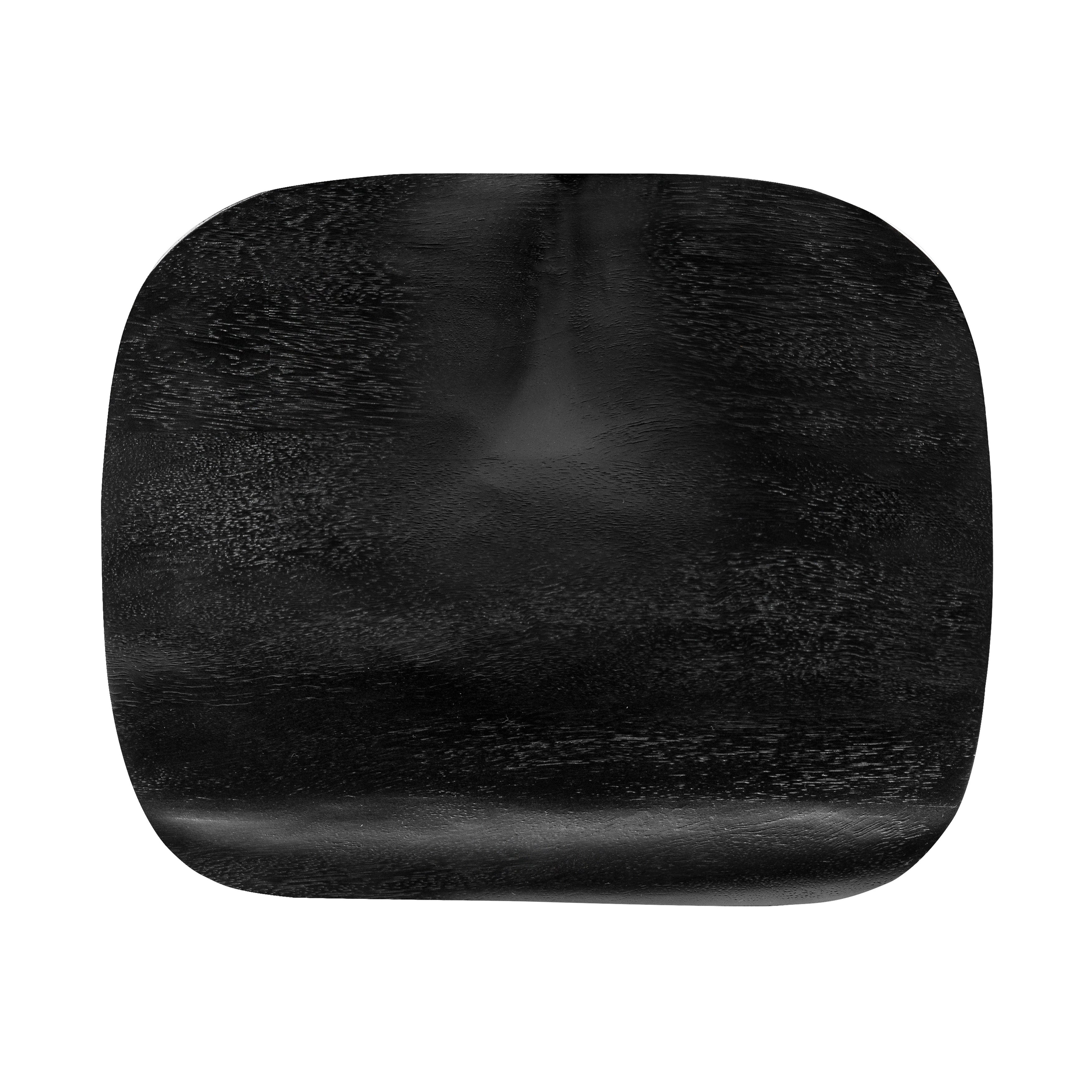 Rombass Solid Wood Counter Stool - Black Top