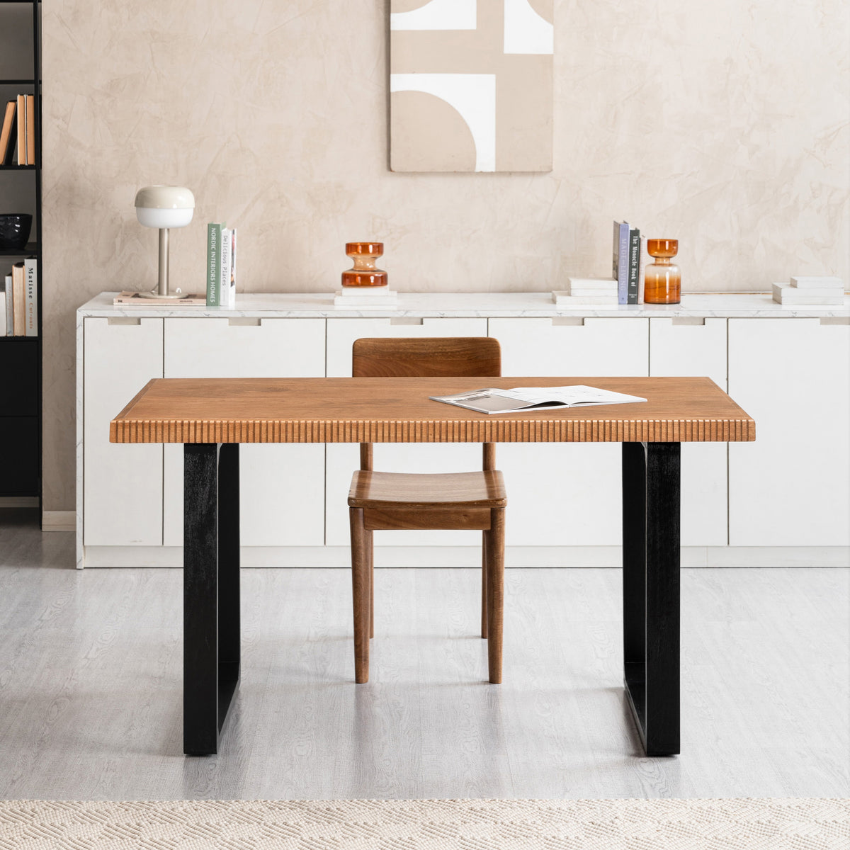 Ancona Desk -  Mid Tone Honey