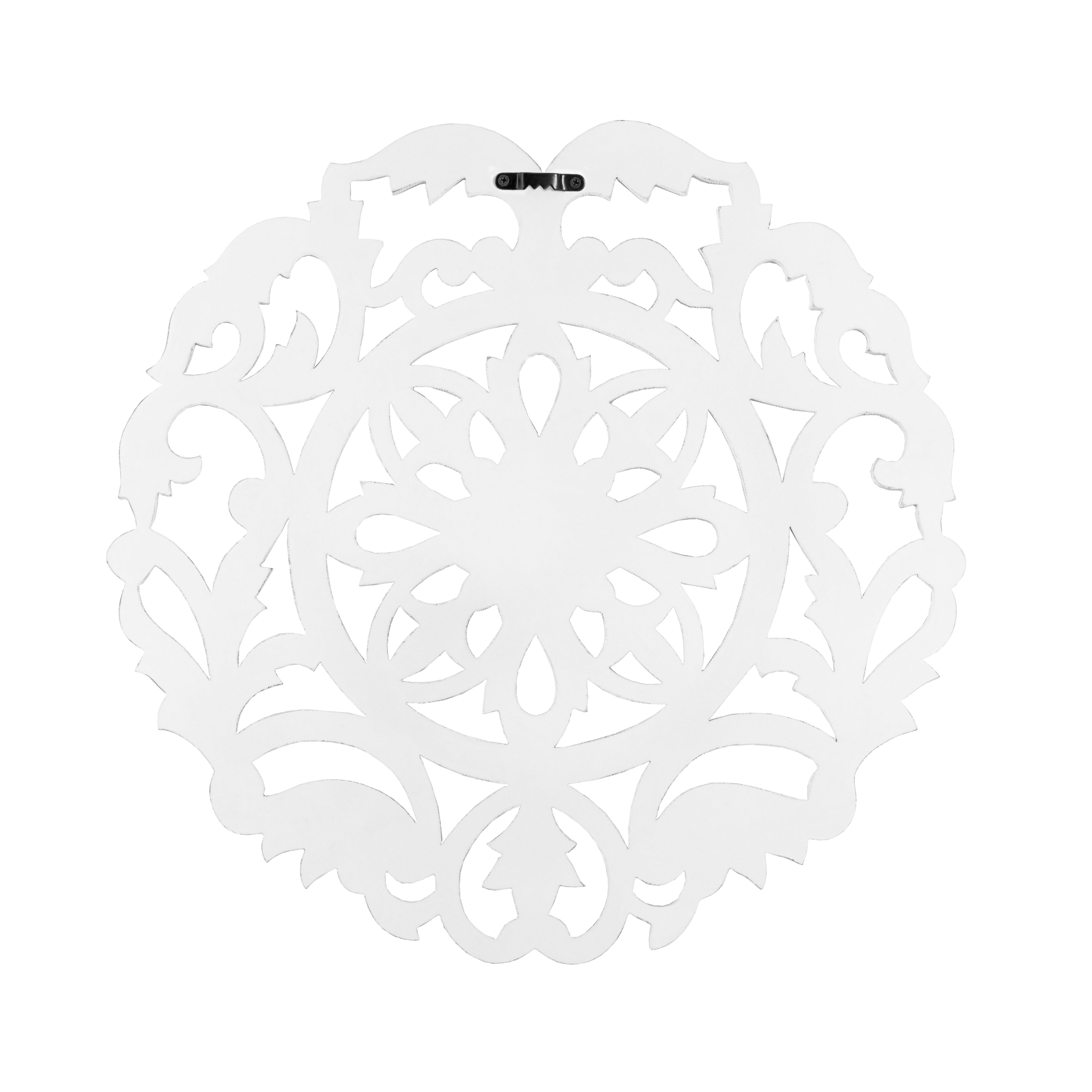 Lassi Medallion Hand Carved - White