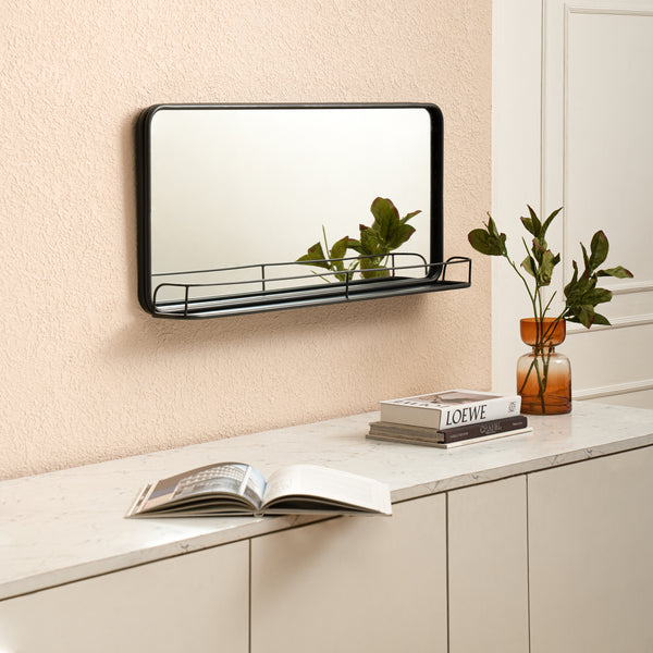 Manom Wall Mirror With Shelf