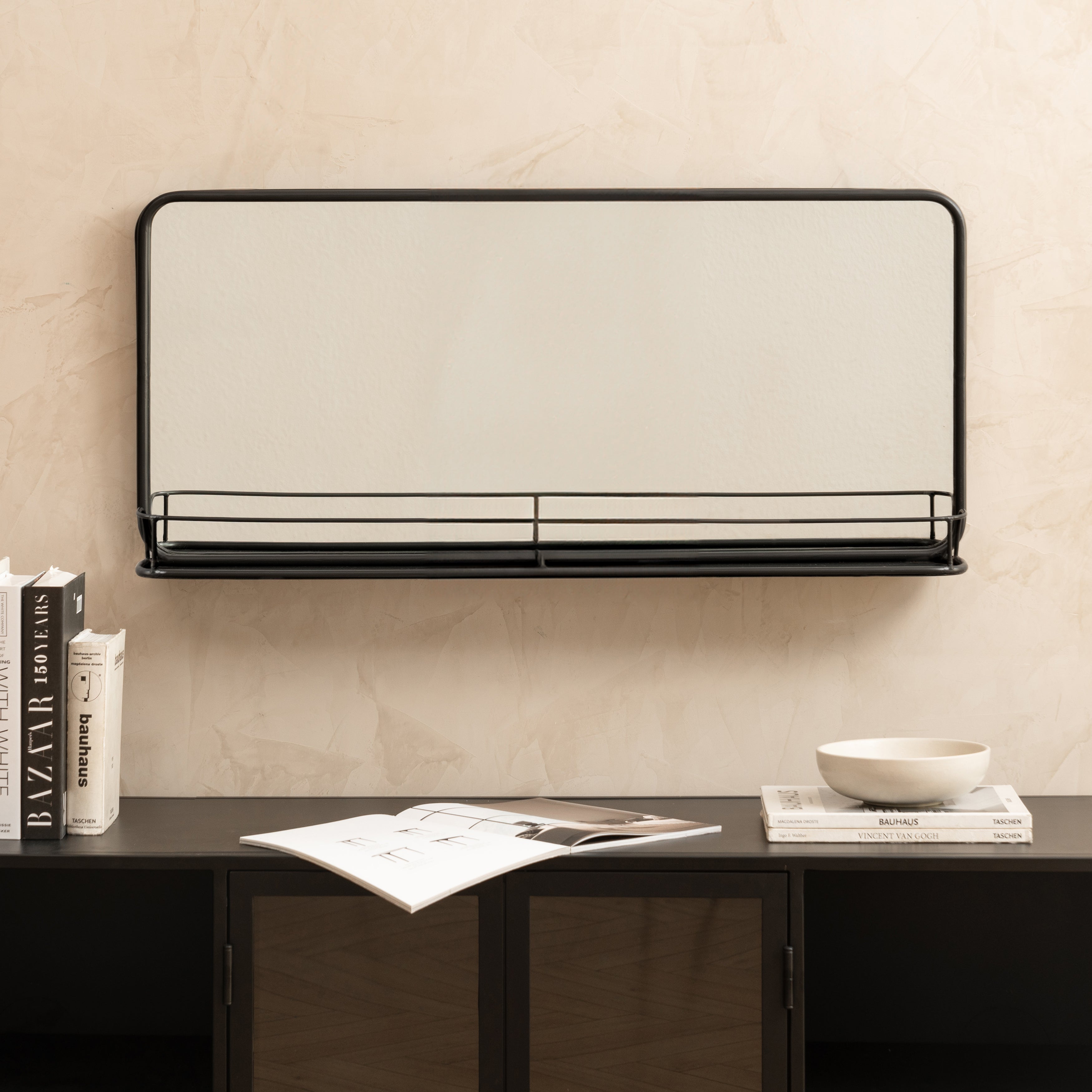 Manom Wall Mirror With Shelf