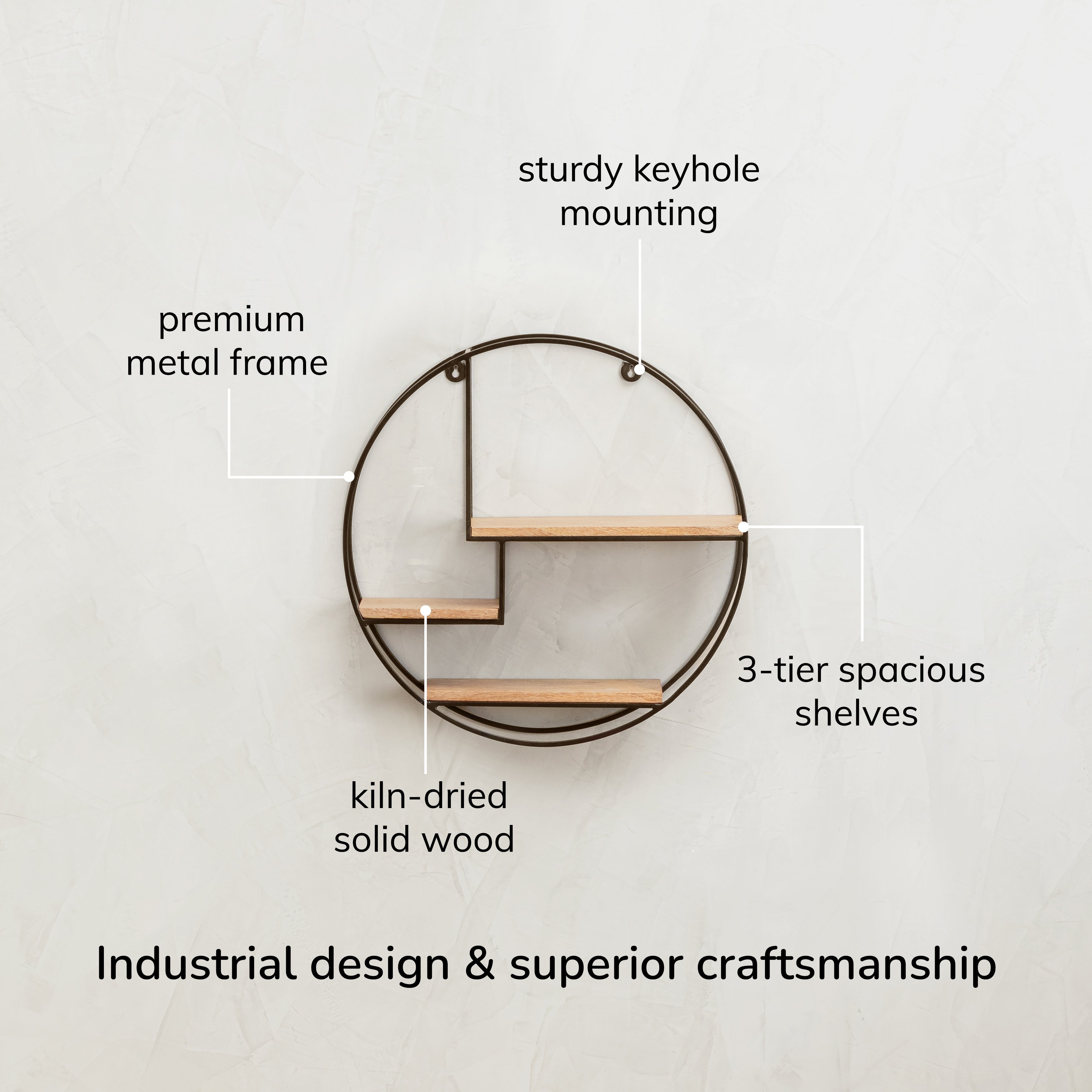 Marly Wall Shelf - Bronze