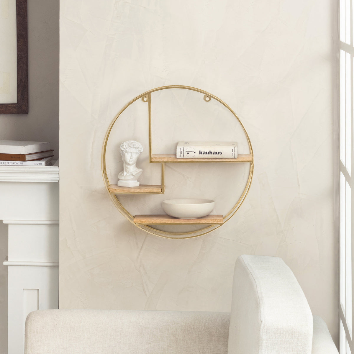 Marly Wall Shelf - Gold