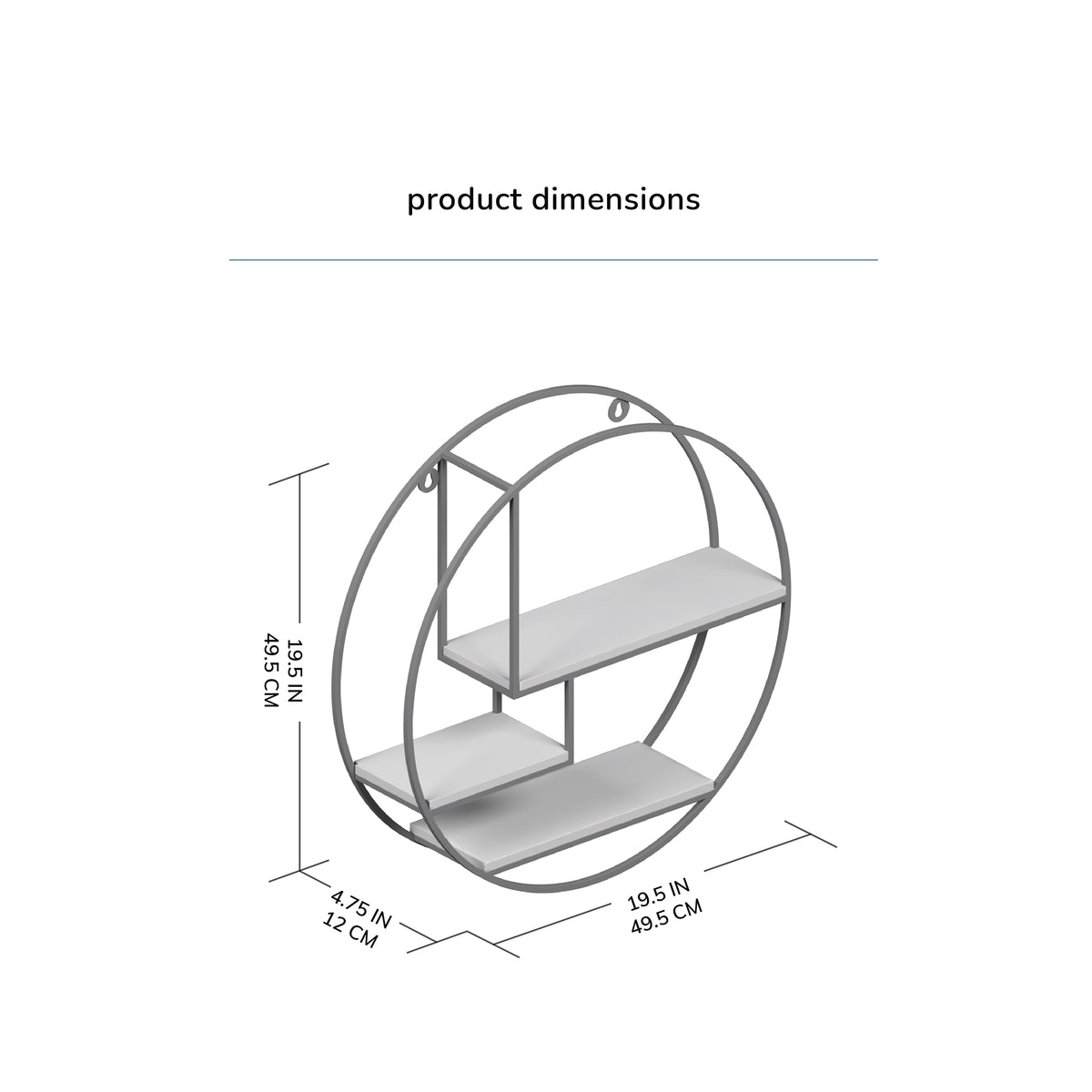 Marly Wall Shelf - Black